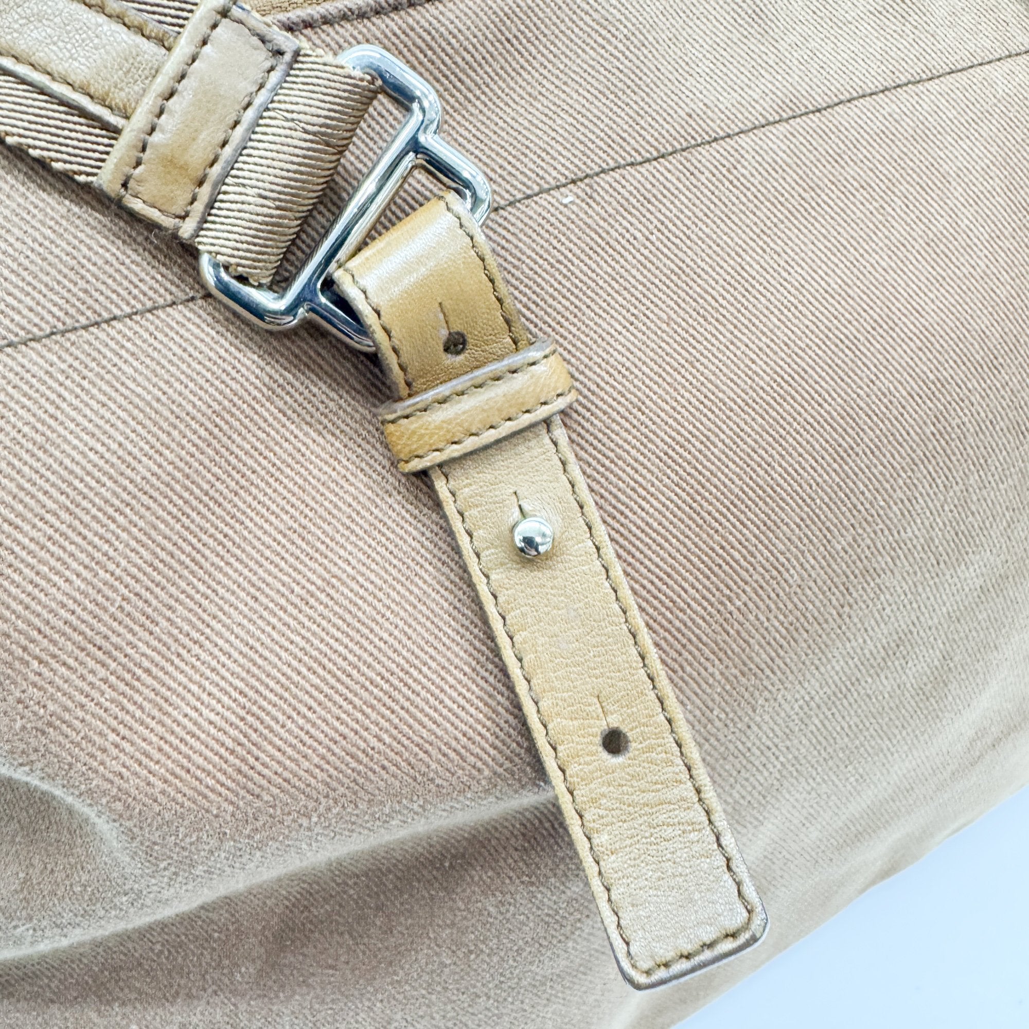 Kahala Brown Cotton Tote Bag