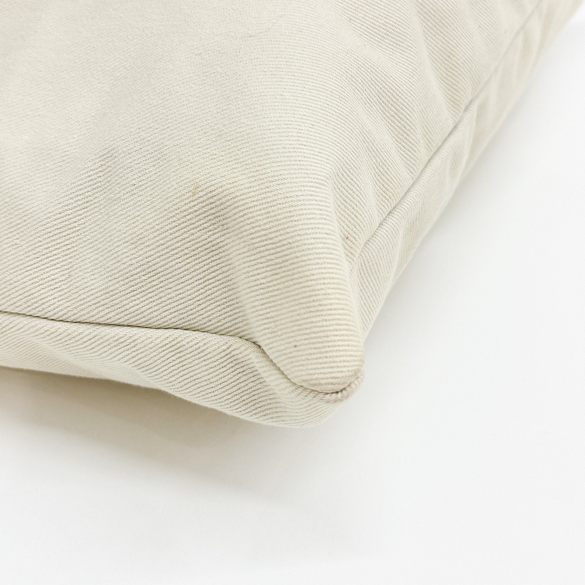 Kahala Eggshell White Cotton Tote Bag