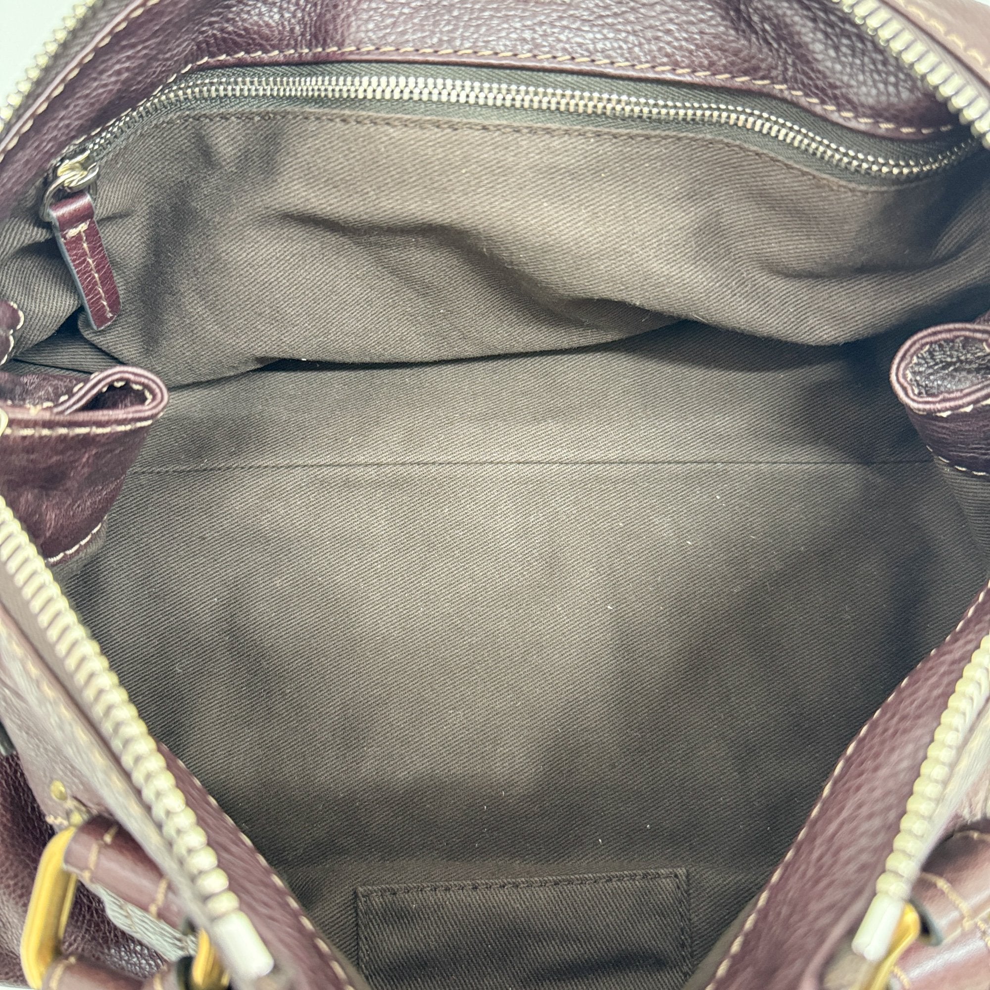 Paddington Brown Leather Shoulder Bag