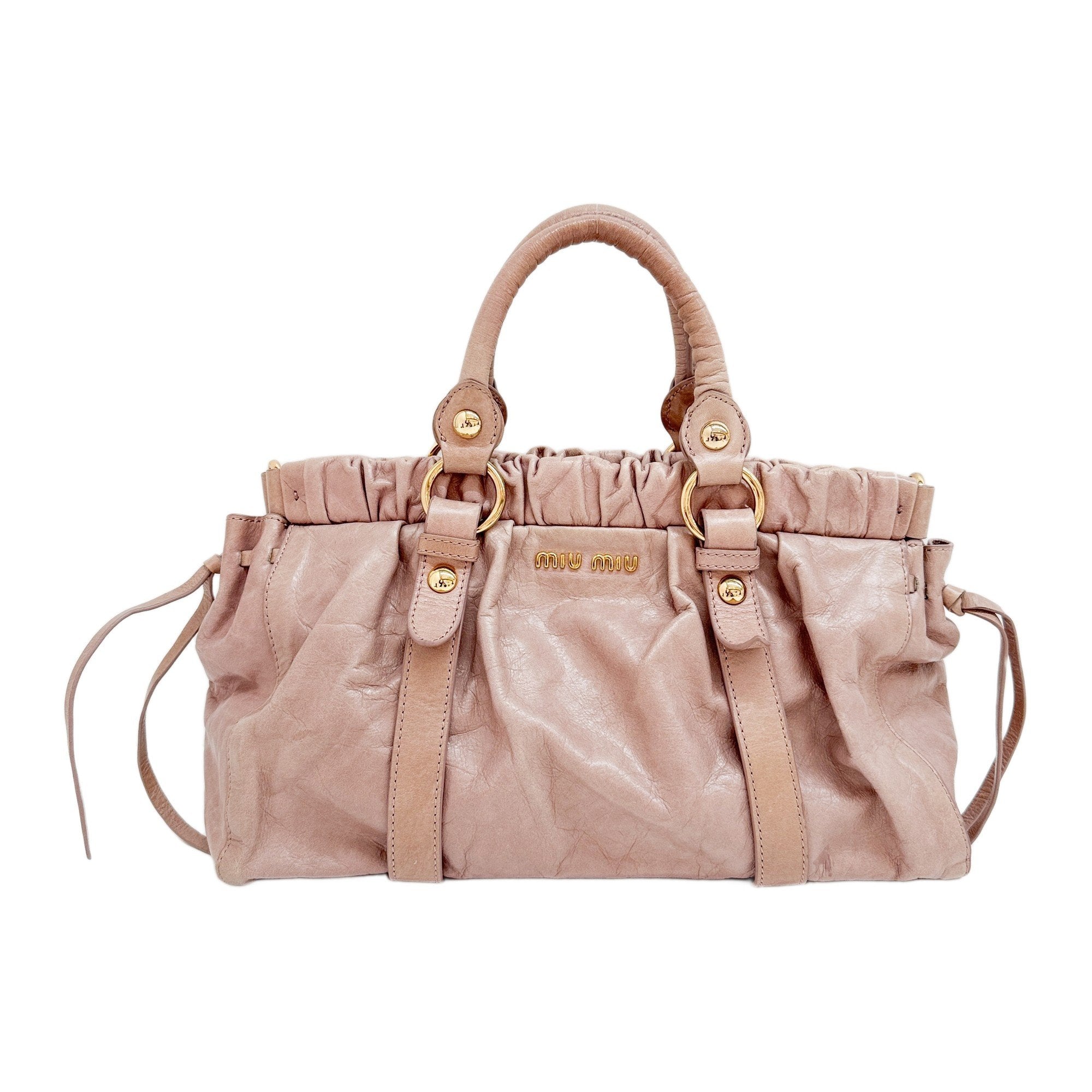 Vitello Brown Leather Hand Bag