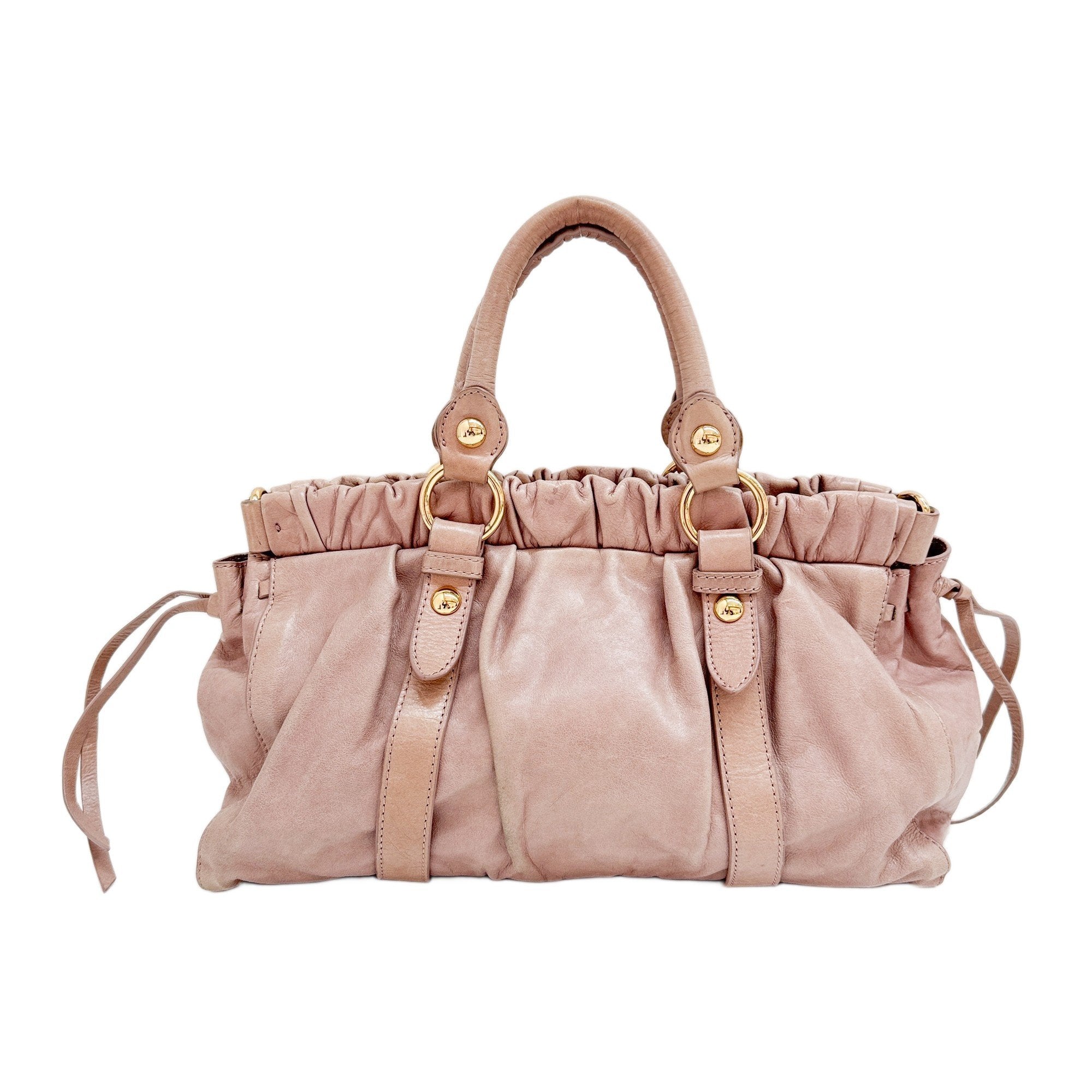 Vitello Brown Leather Hand Bag