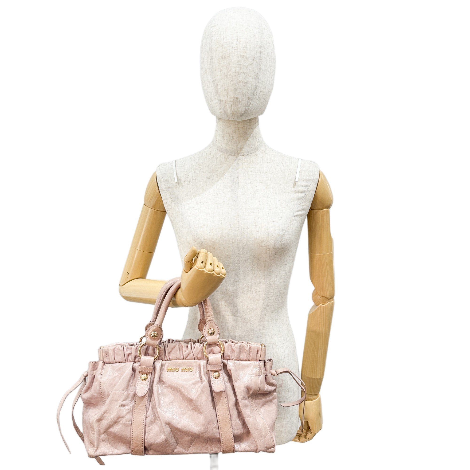 Vitello Brown Leather Hand Bag