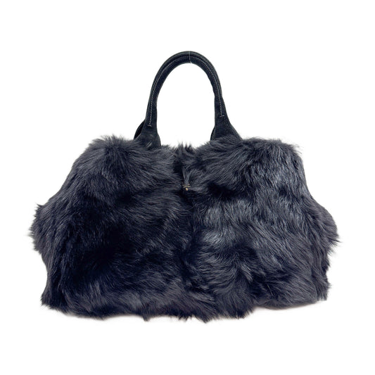 Canapa Black Sheep Fur Hand Bag