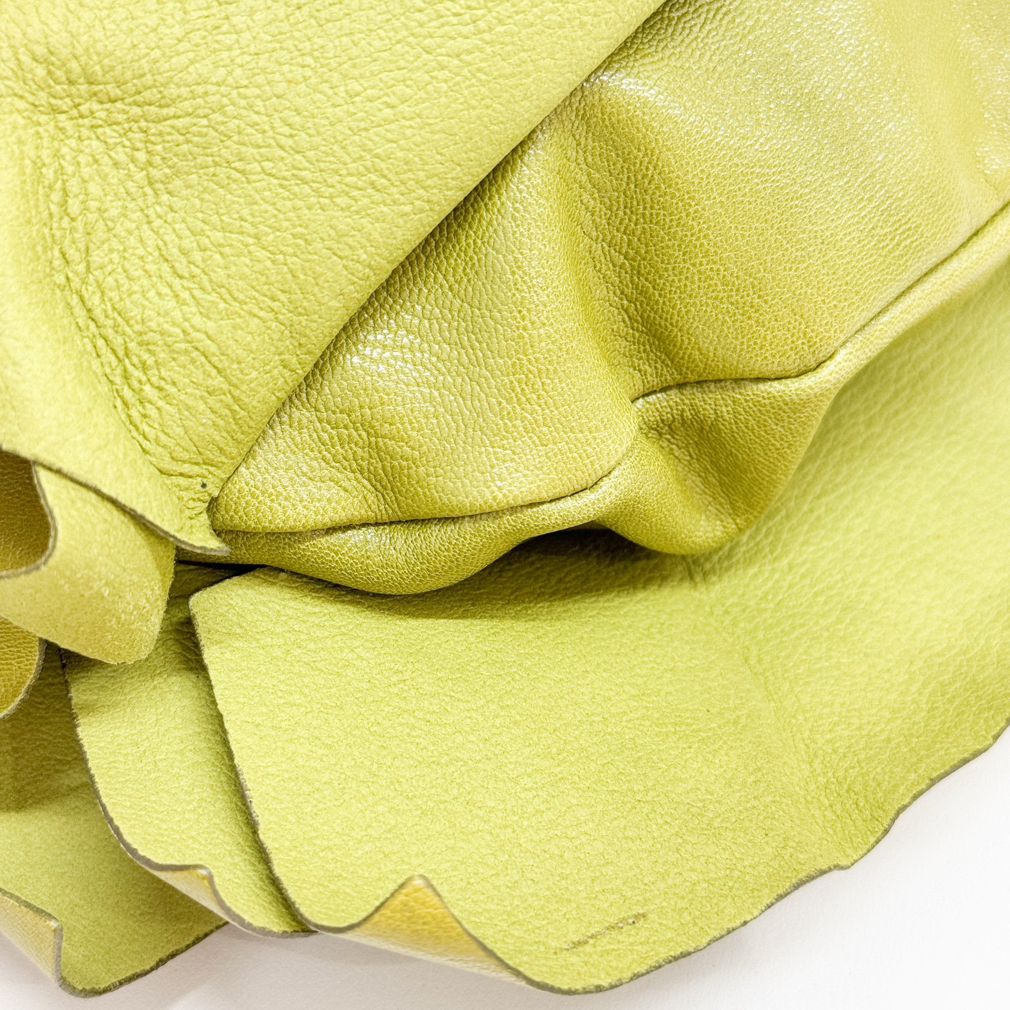 Saint Tropez Green Leather Shoulder Bag