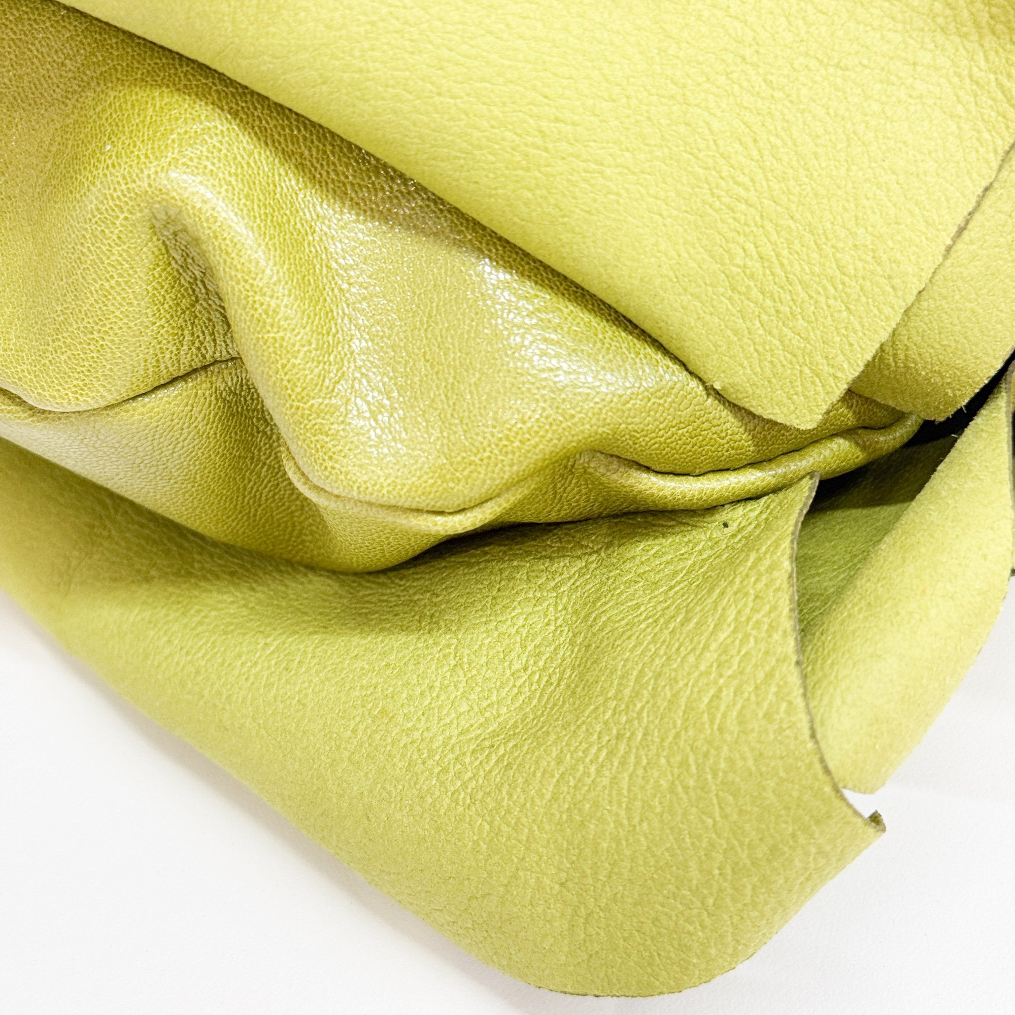 Saint Tropez Green Leather Shoulder Bag