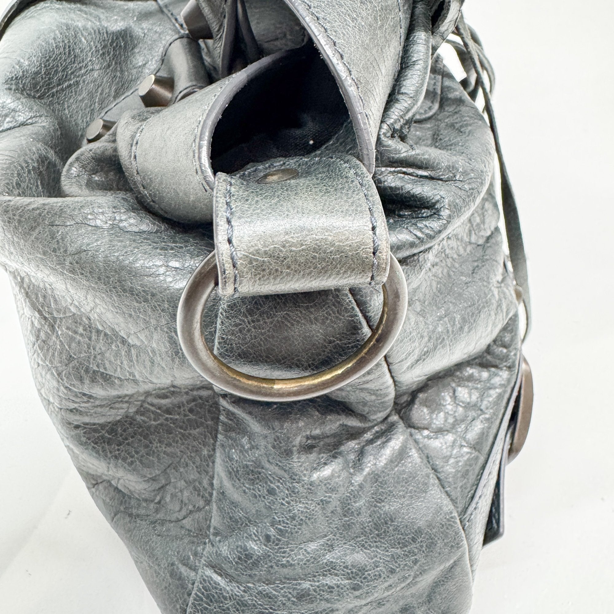 Giant 12 City Xanadu Green Leather Two Way Bag