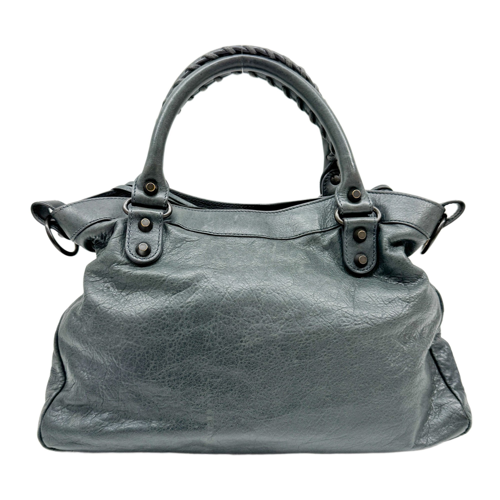 Giant 12 City Xanadu Green Leather Two Way Bag