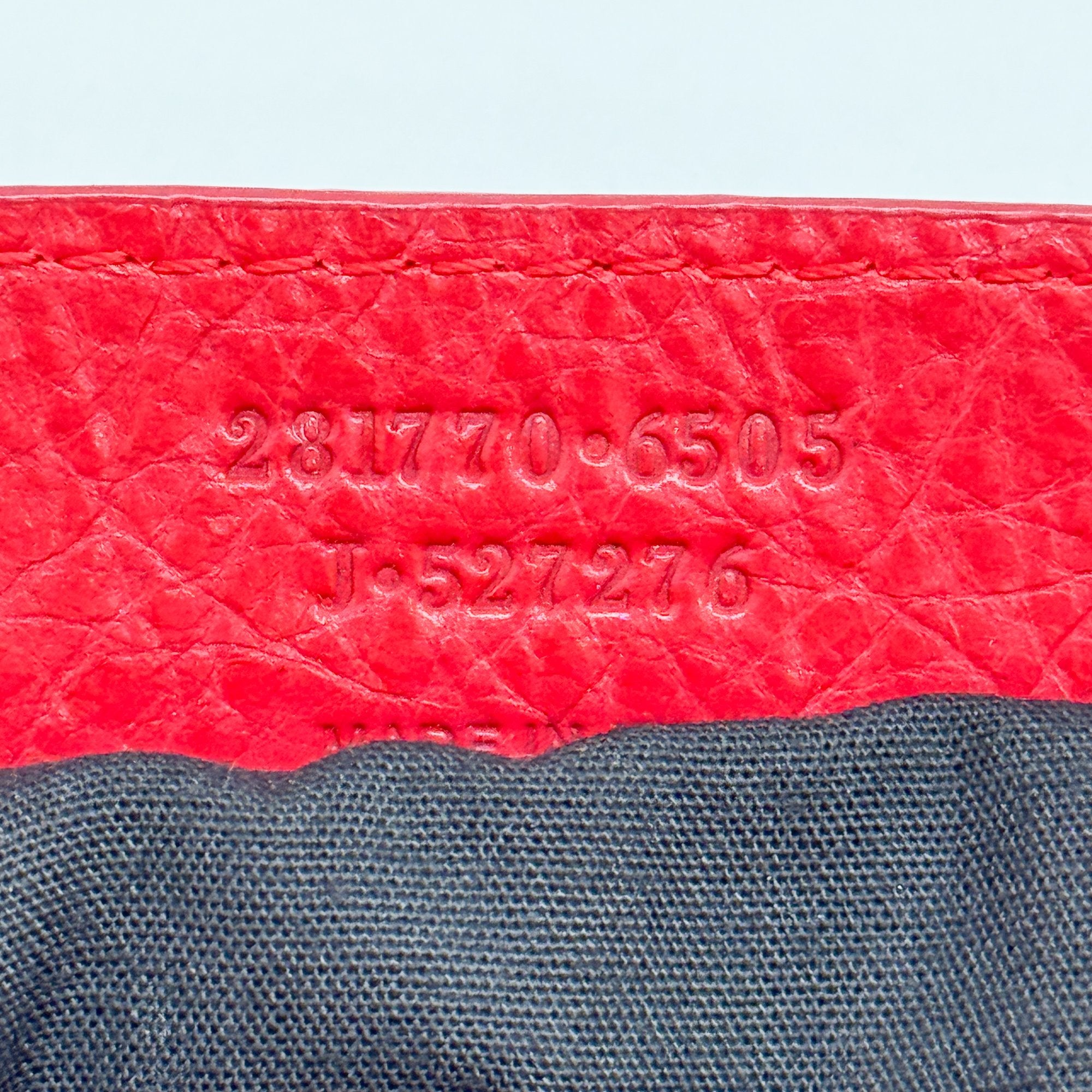 Giant 12 City Red Leather Two Way Bag