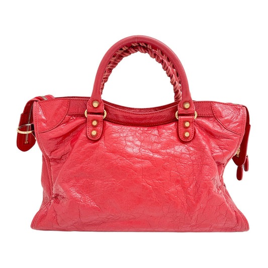 Giant 12 City Red Leather Two Way Bag