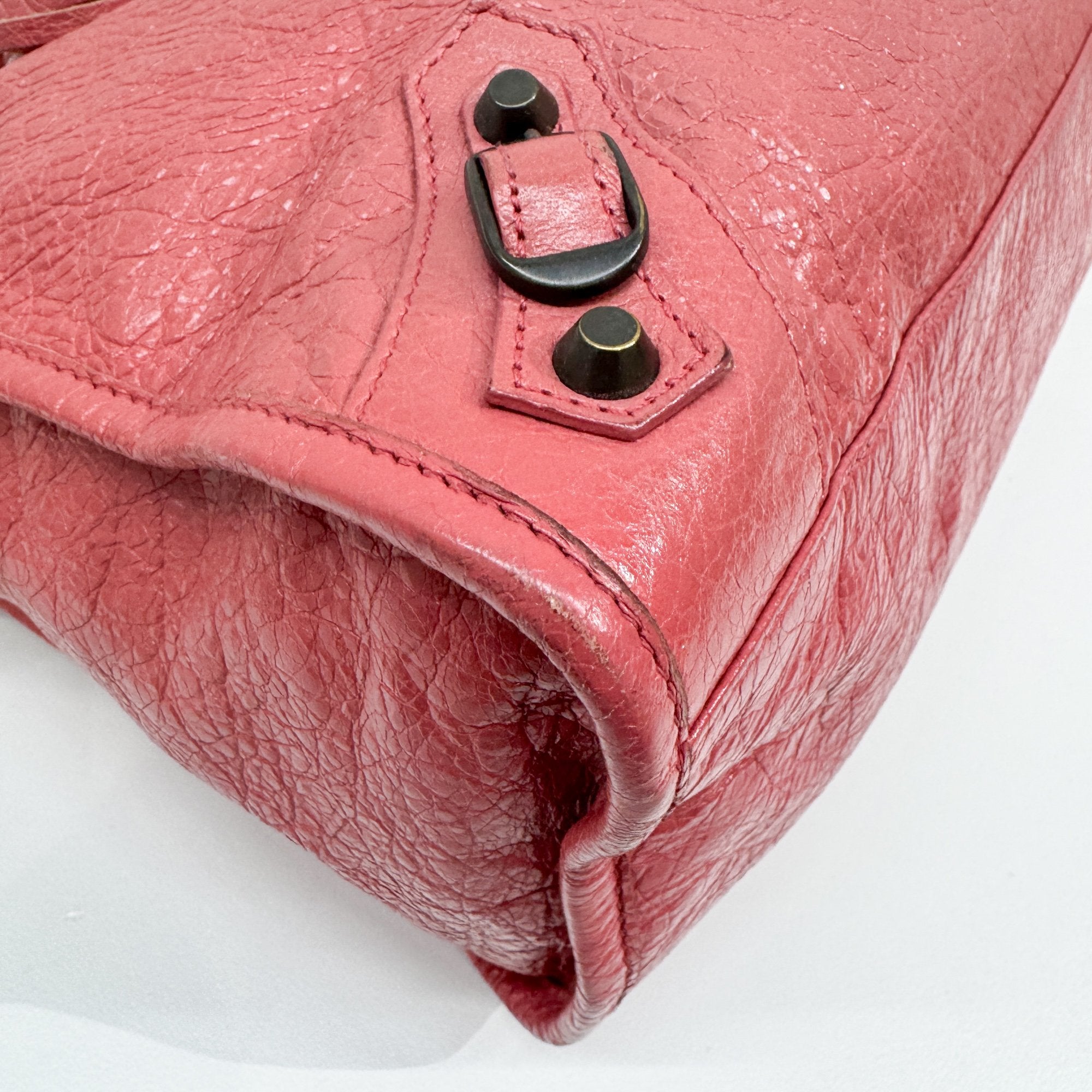Giant 12 City Pink Leather Two Way Bag