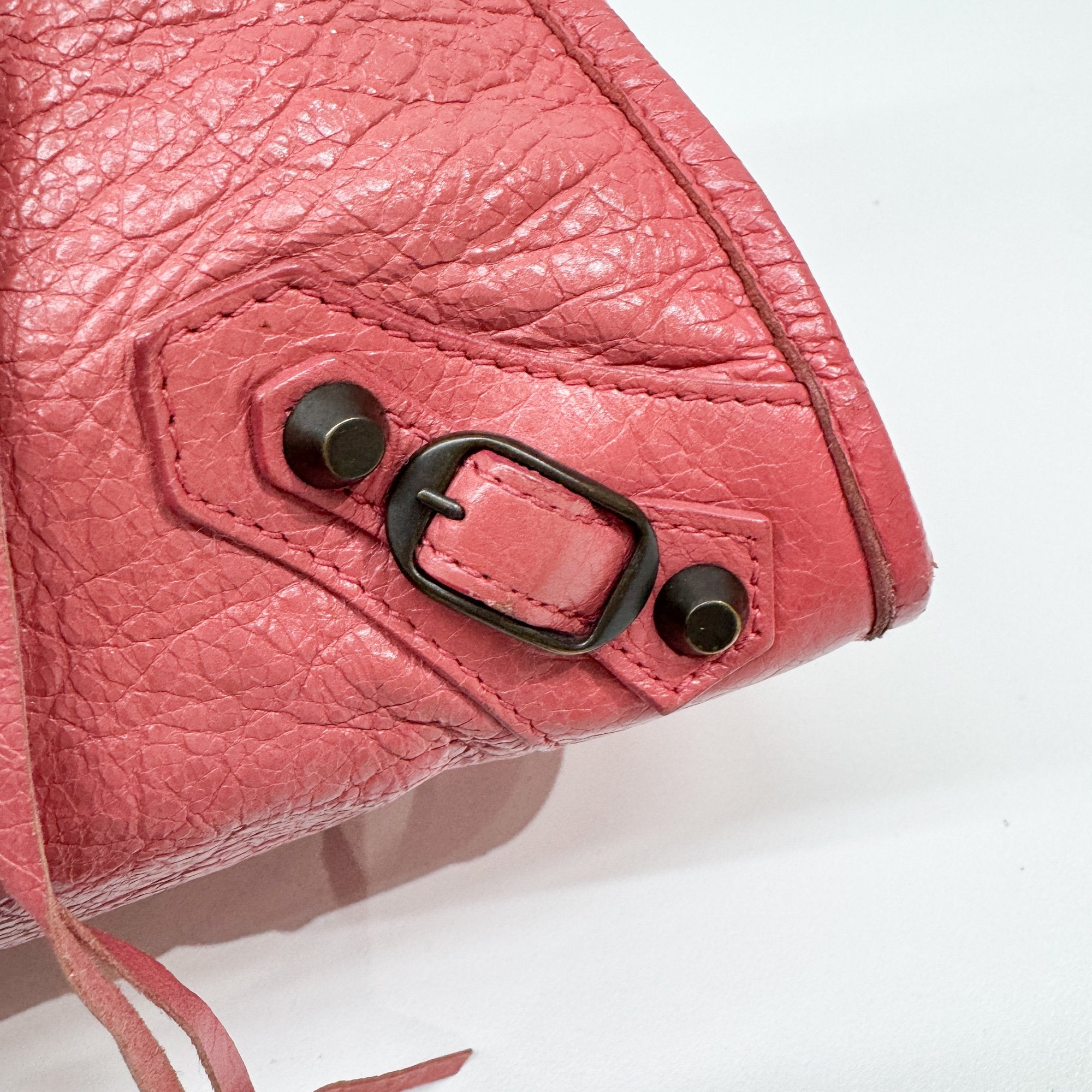 Giant 12 City Pink Leather Two Way Bag