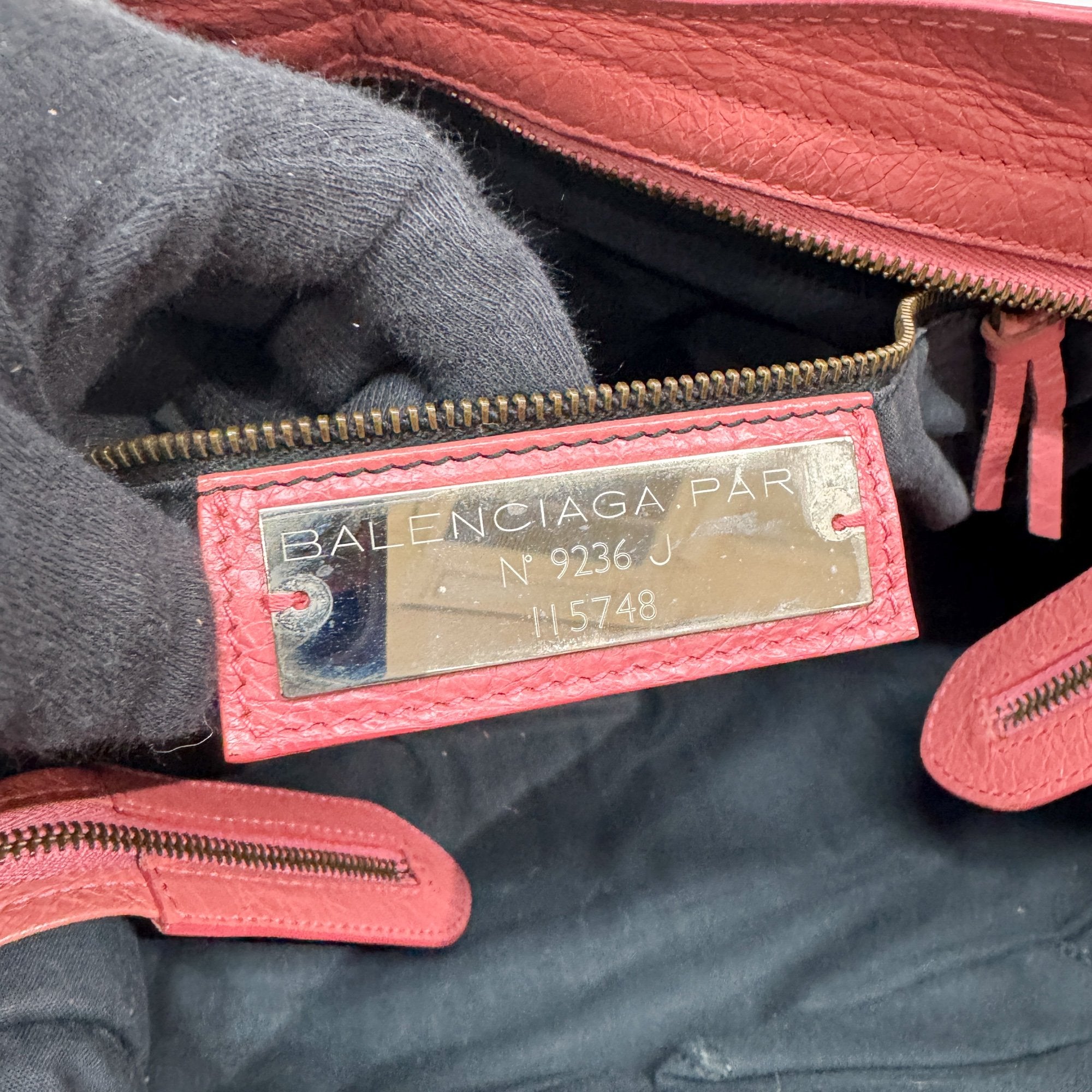 Giant 12 City Pink Leather Two Way Bag