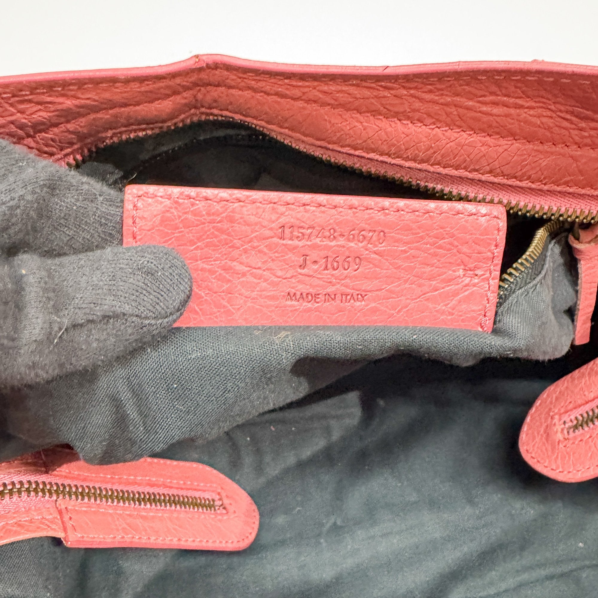 Giant 12 City Pink Leather Two Way Bag