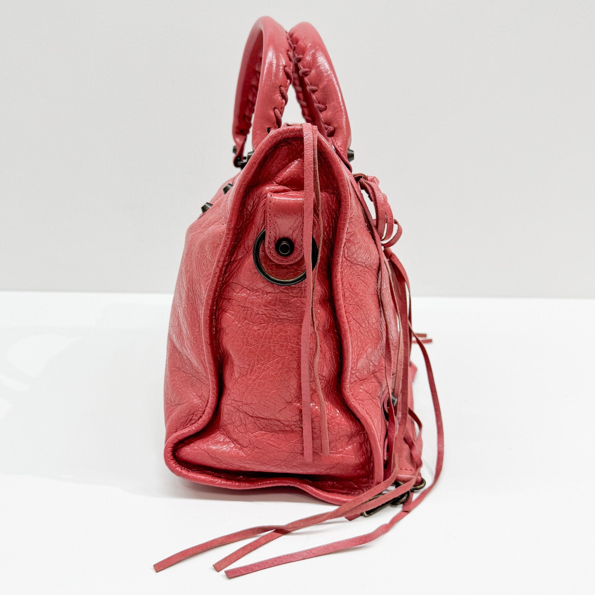 Giant 12 City Pink Leather Two Way Bag