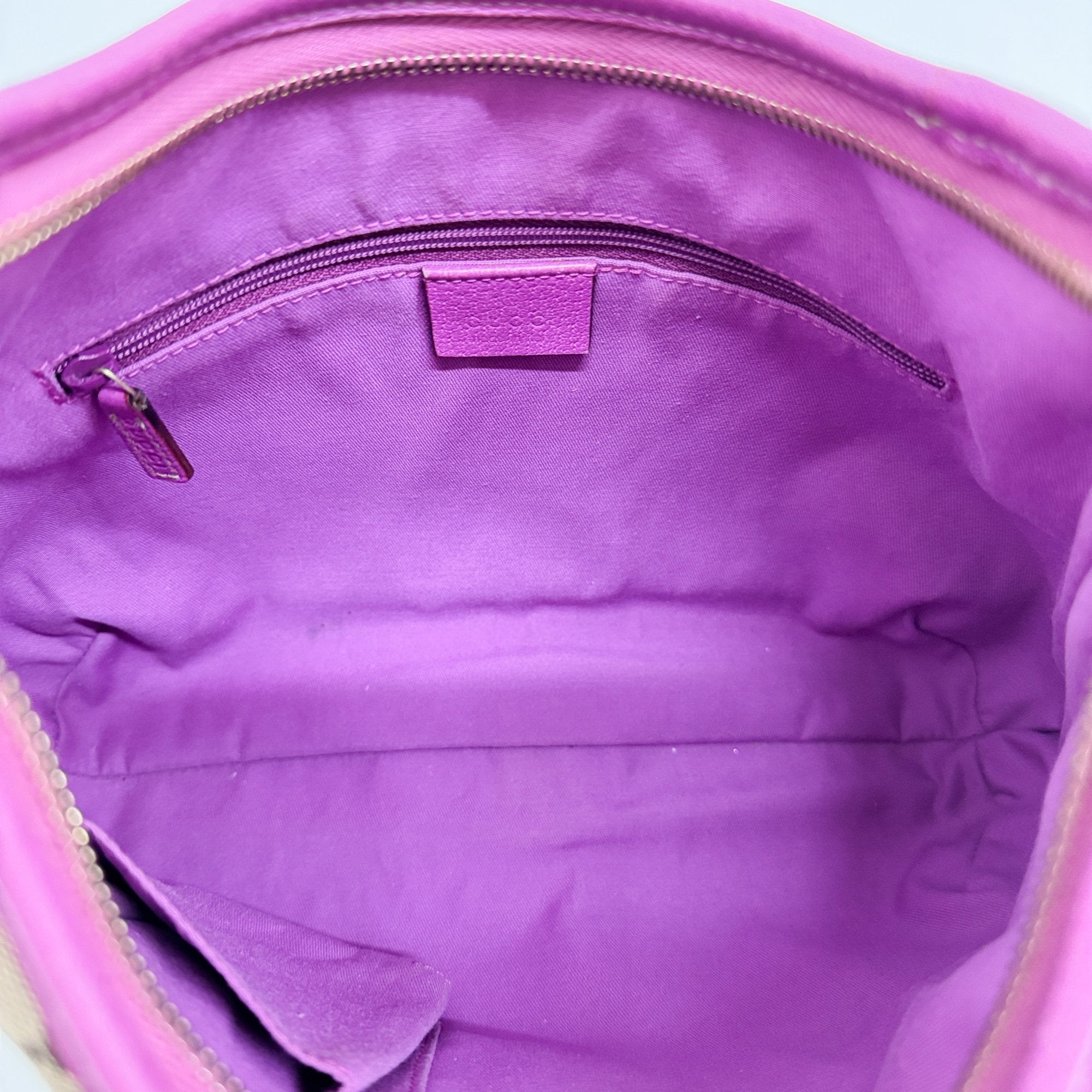 Abbey Brown GG Canvas Shoulder Bag