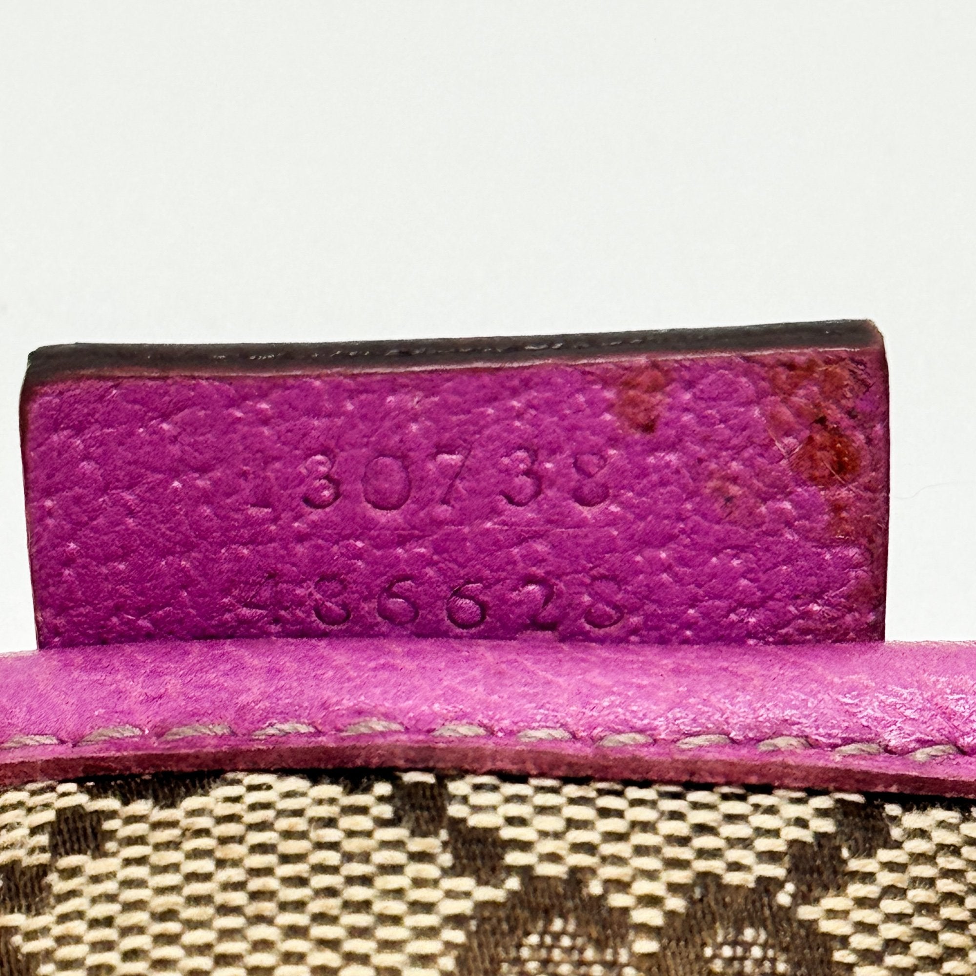 Abbey Brown GG Canvas Shoulder Bag