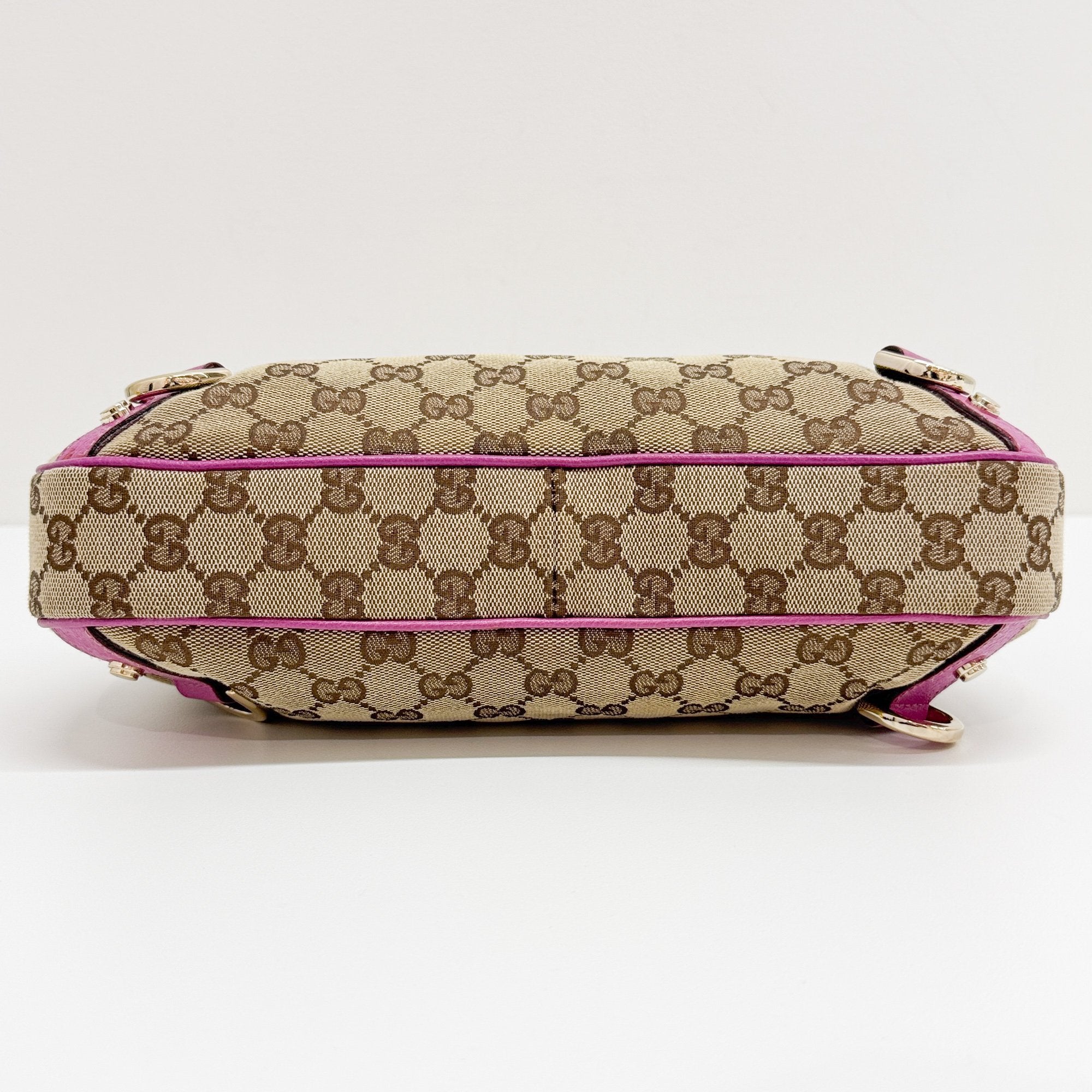 Abbey Brown GG Canvas Shoulder Bag