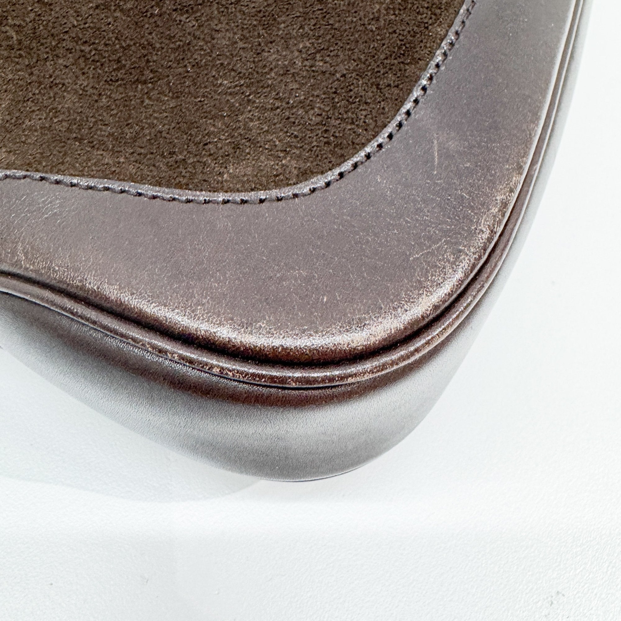 Jackie Brown Suede Shoulder Bag