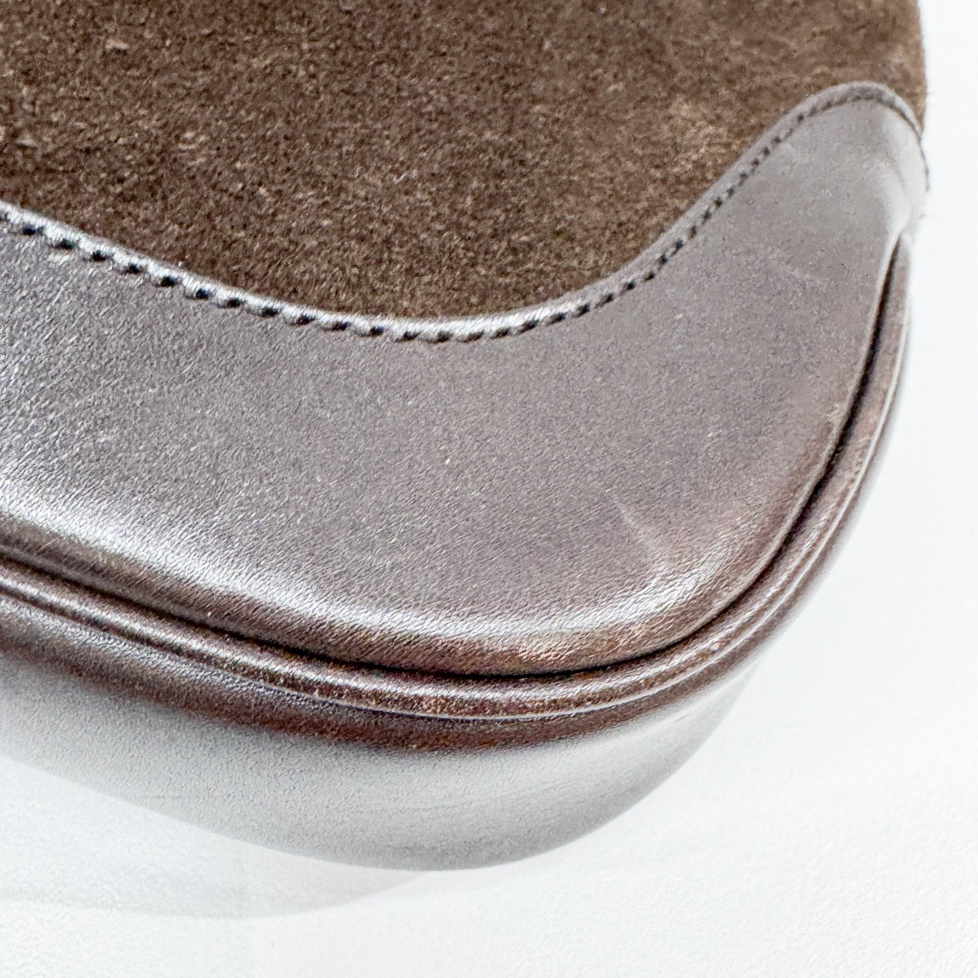 Jackie Brown Suede Shoulder Bag