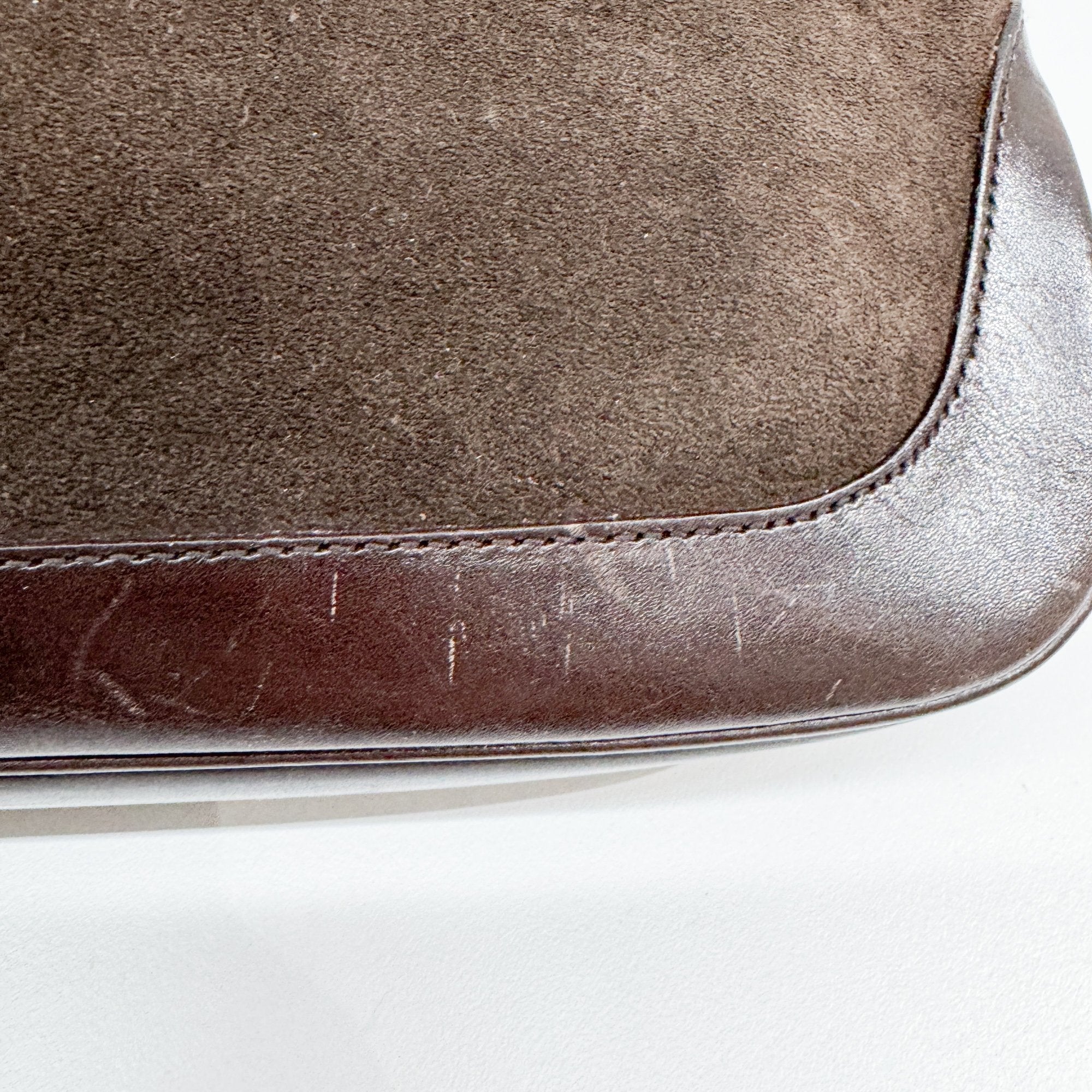 Jackie Brown Suede Shoulder Bag