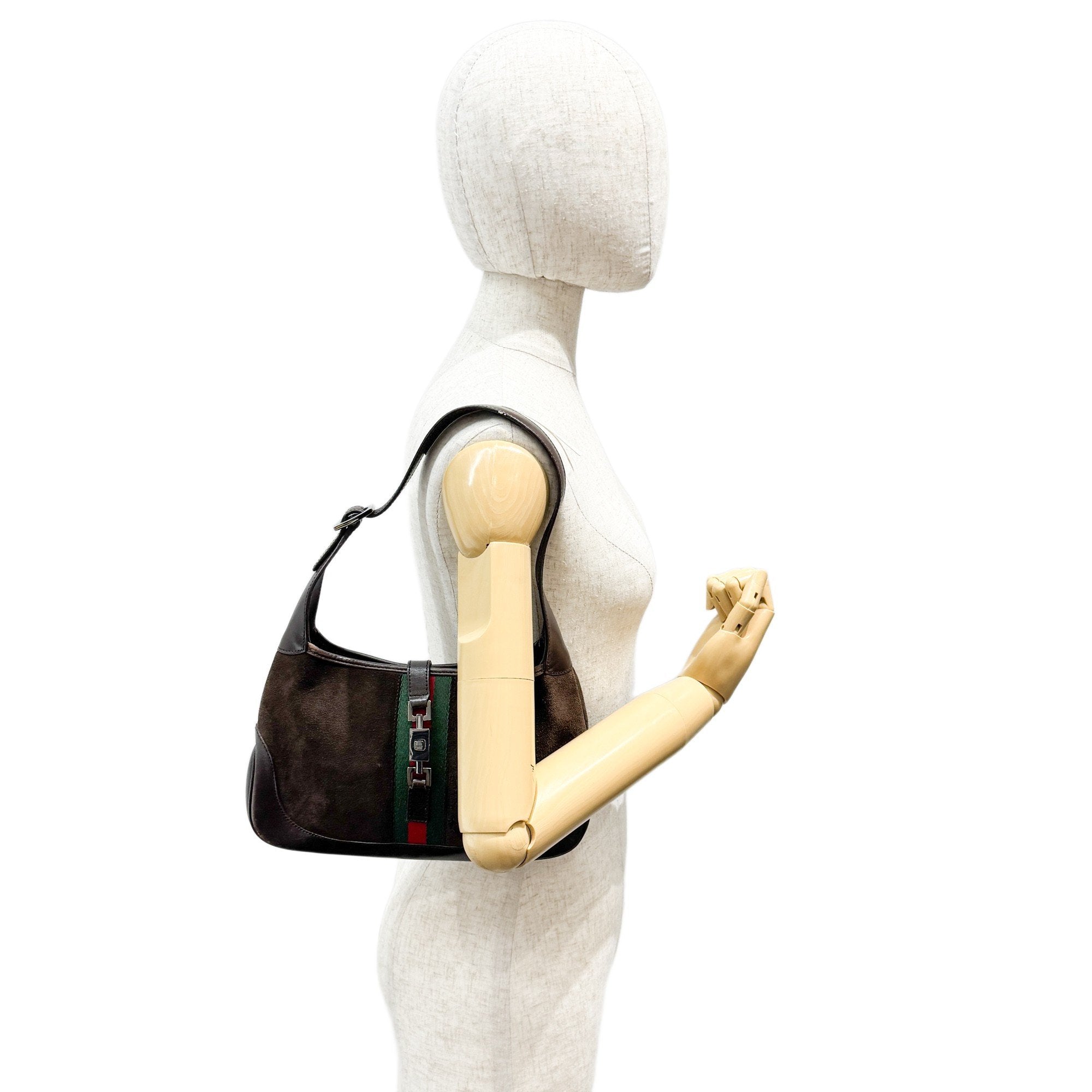 Jackie Brown Suede Shoulder Bag