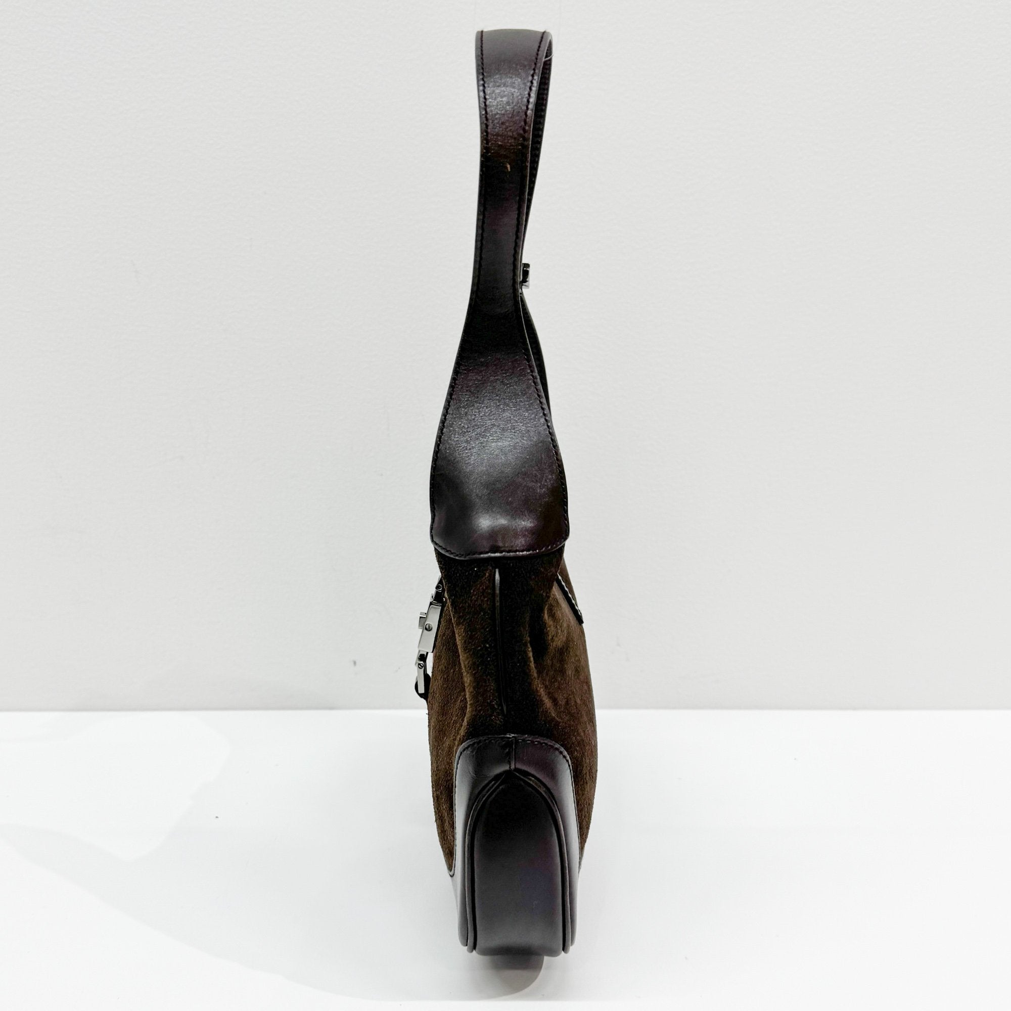 Jackie Brown Suede Shoulder Bag