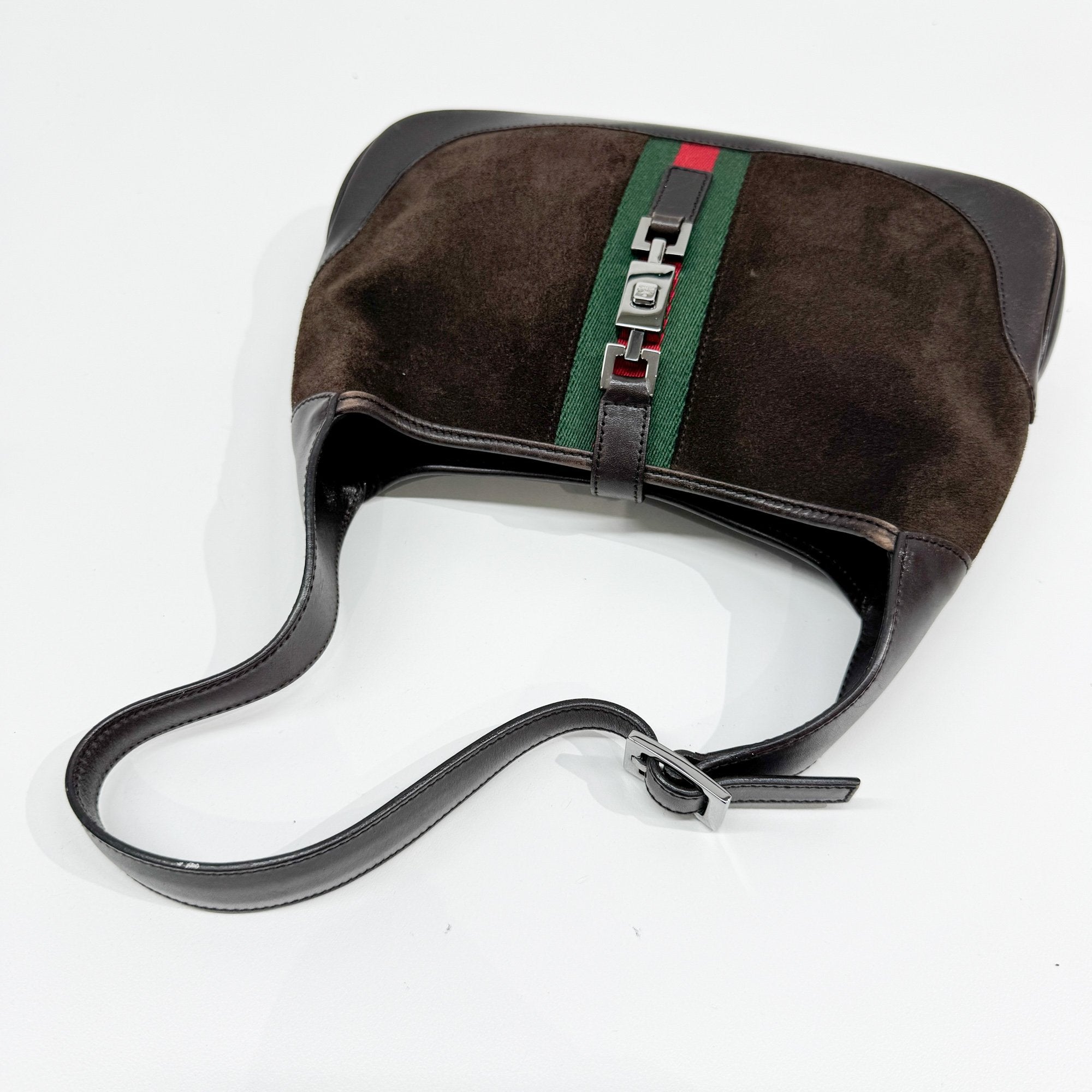 Jackie Brown Suede Shoulder Bag