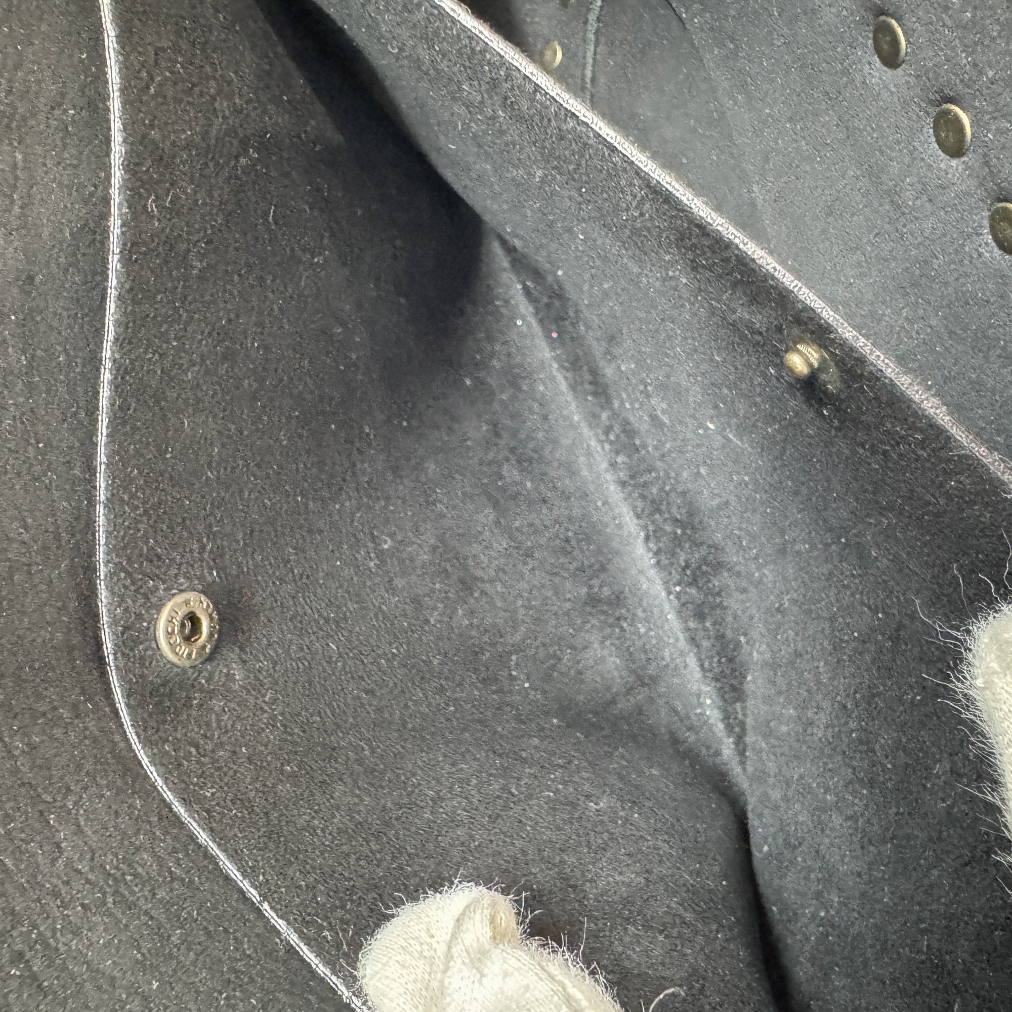 Poulbot Black Leather Shoulder Bag