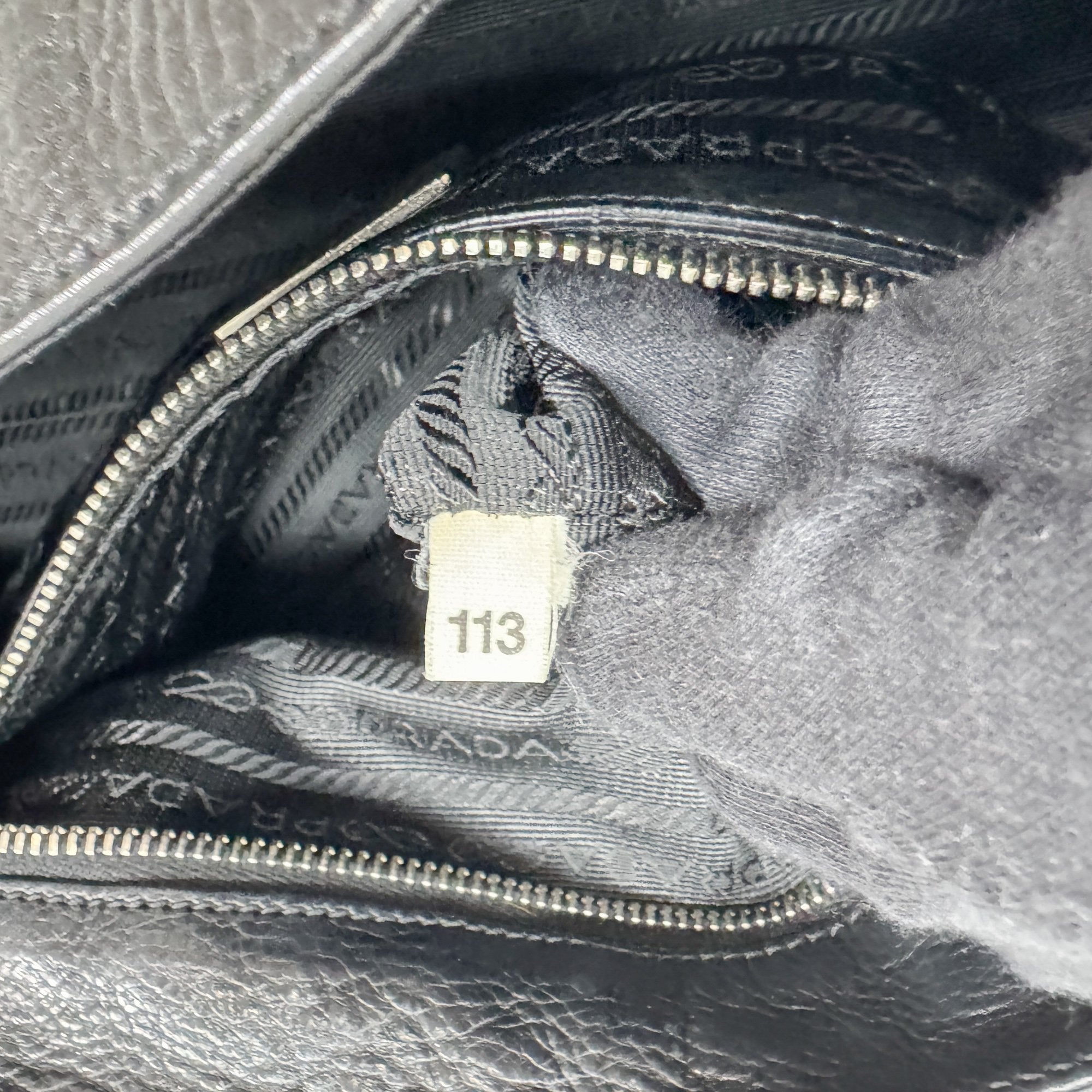 Black Leather Shoulder Bag