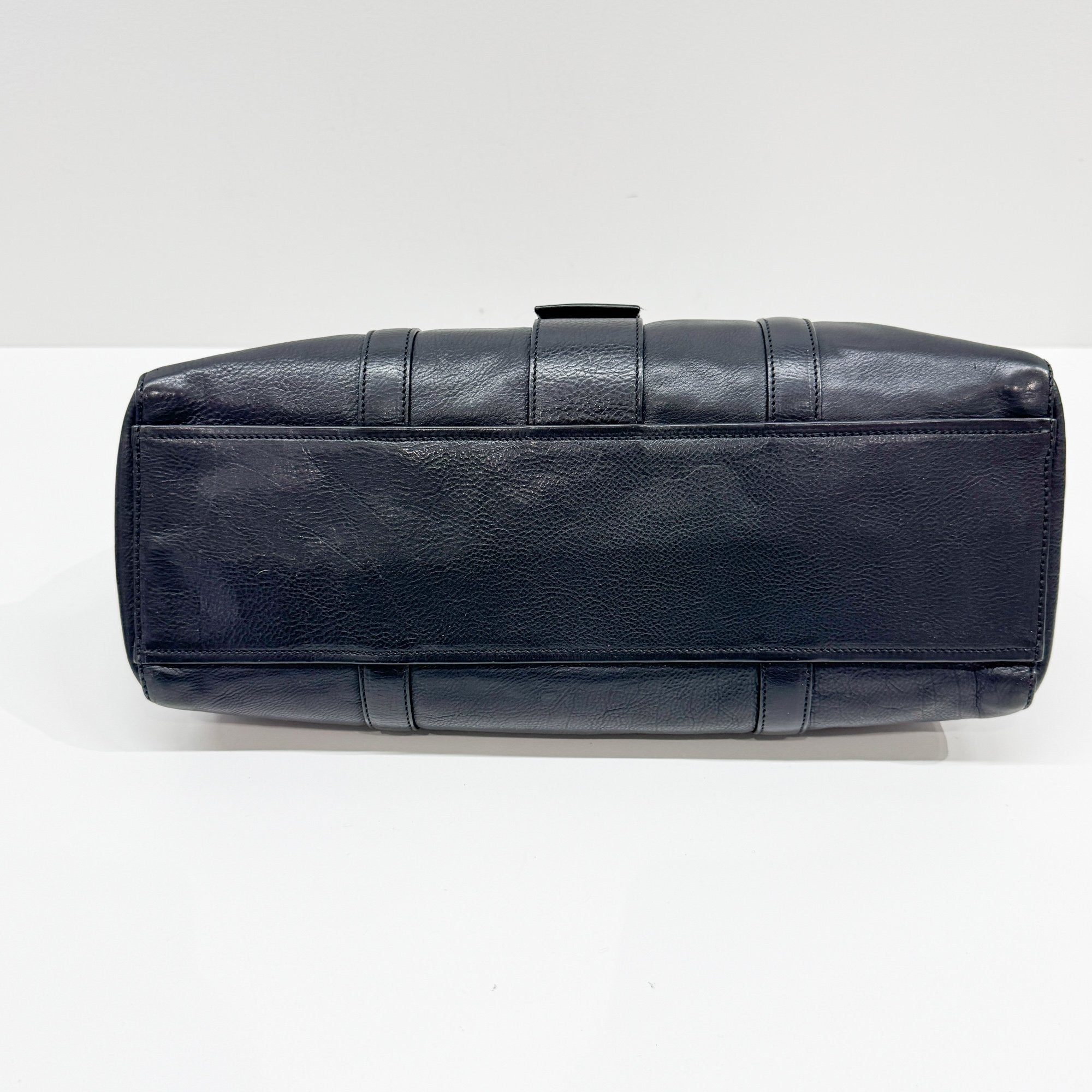 Black Leather Shoulder Bag