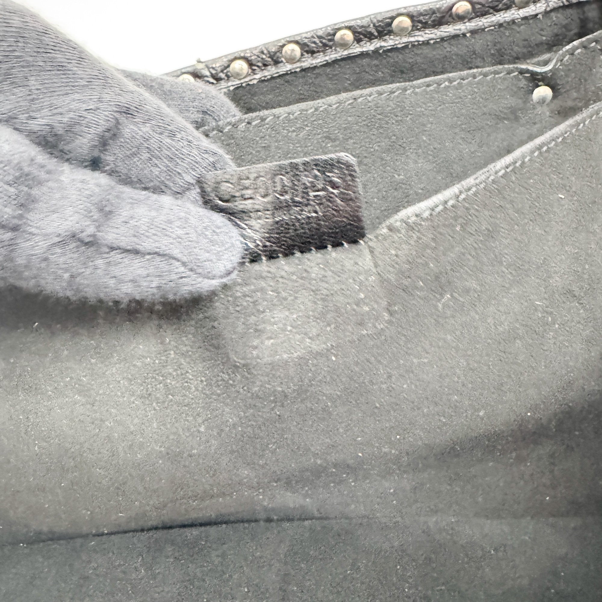 Boogie Giraffe Print Pony Hair Tote Bag