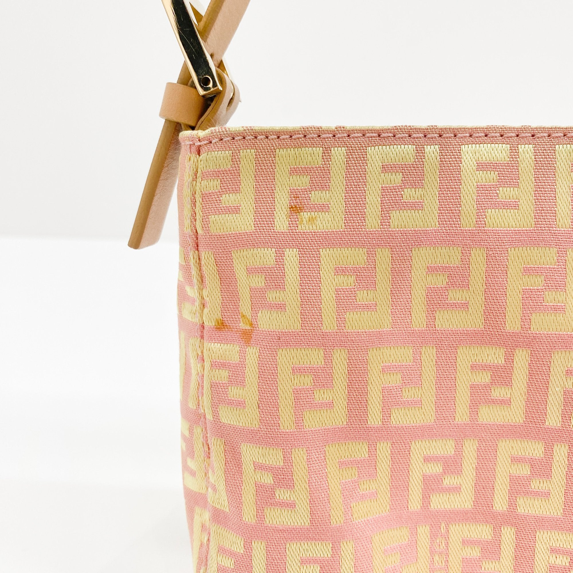 Pink Zucchino Canvas Shoulder Bag