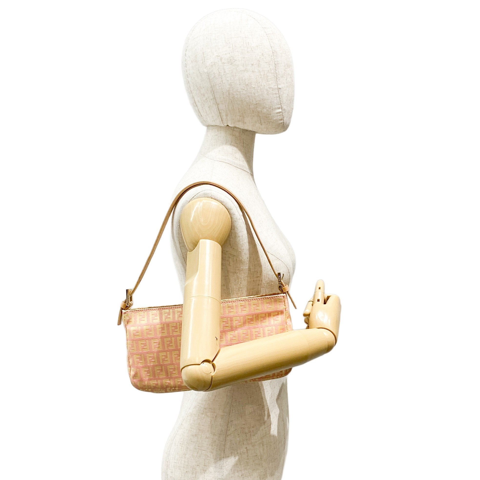 Pink Zucchino Canvas Shoulder Bag