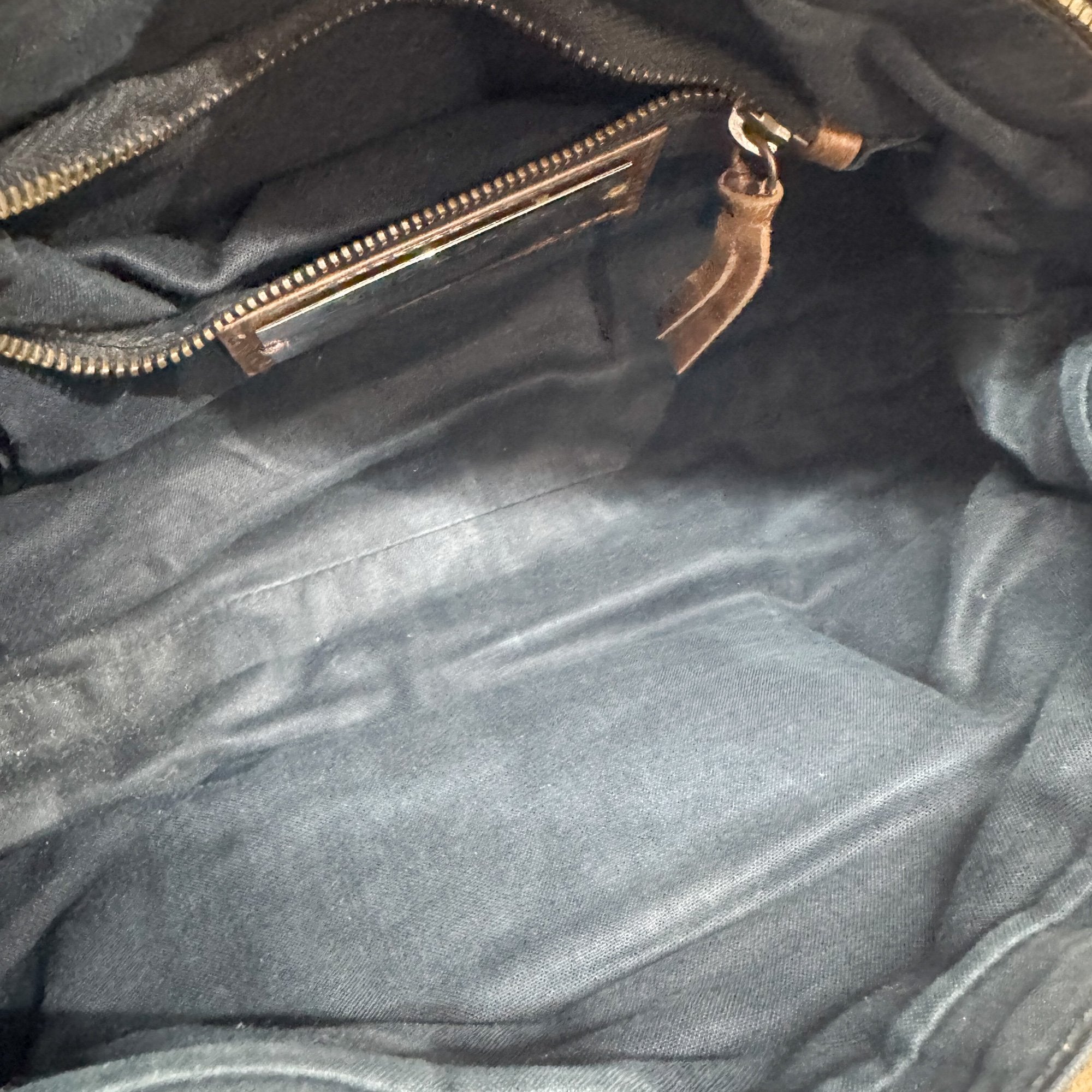 The First Brown Leather Two Way Bag