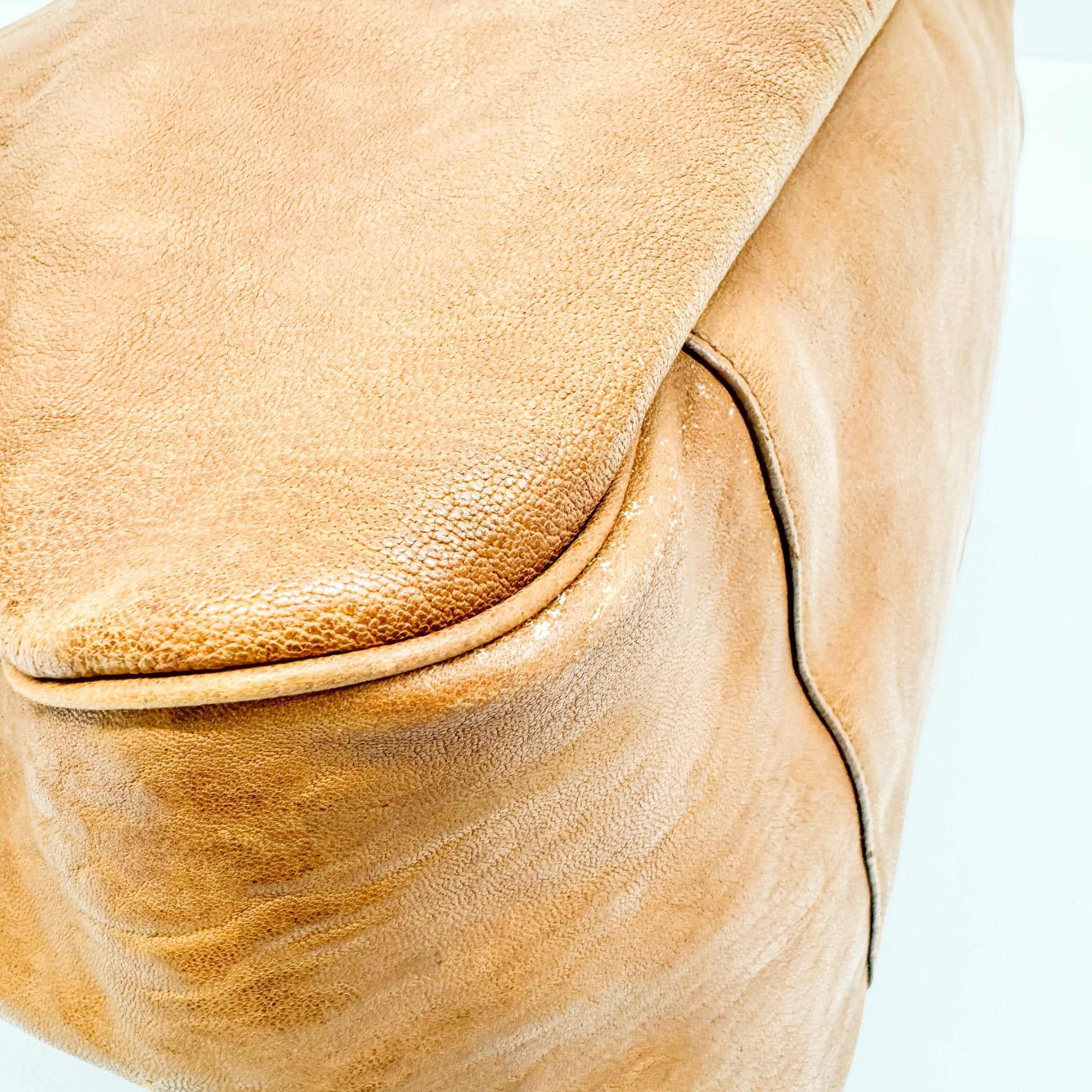 Roady Brown Leather Hobo Baf