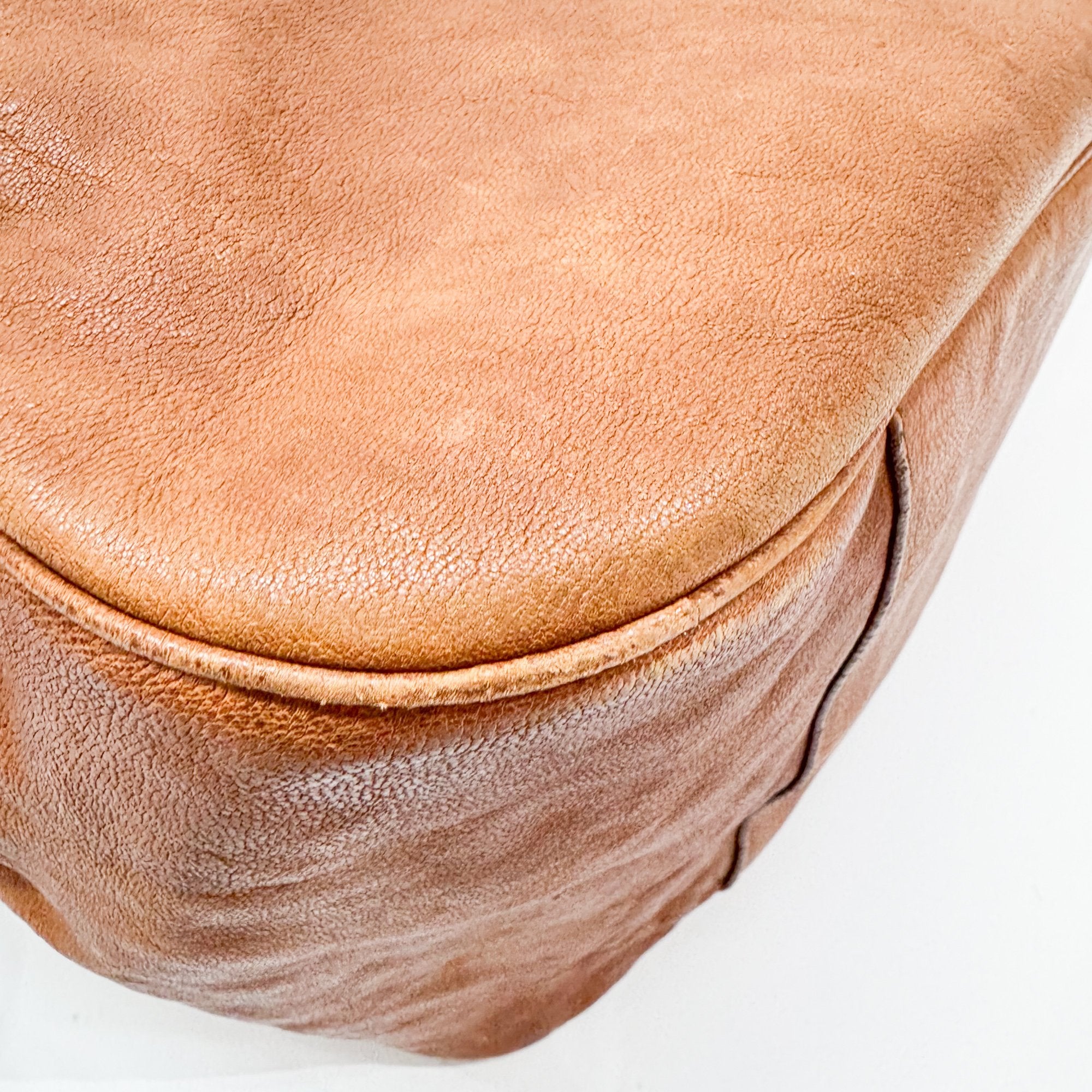 Roady Brown Leather Hobo Baf