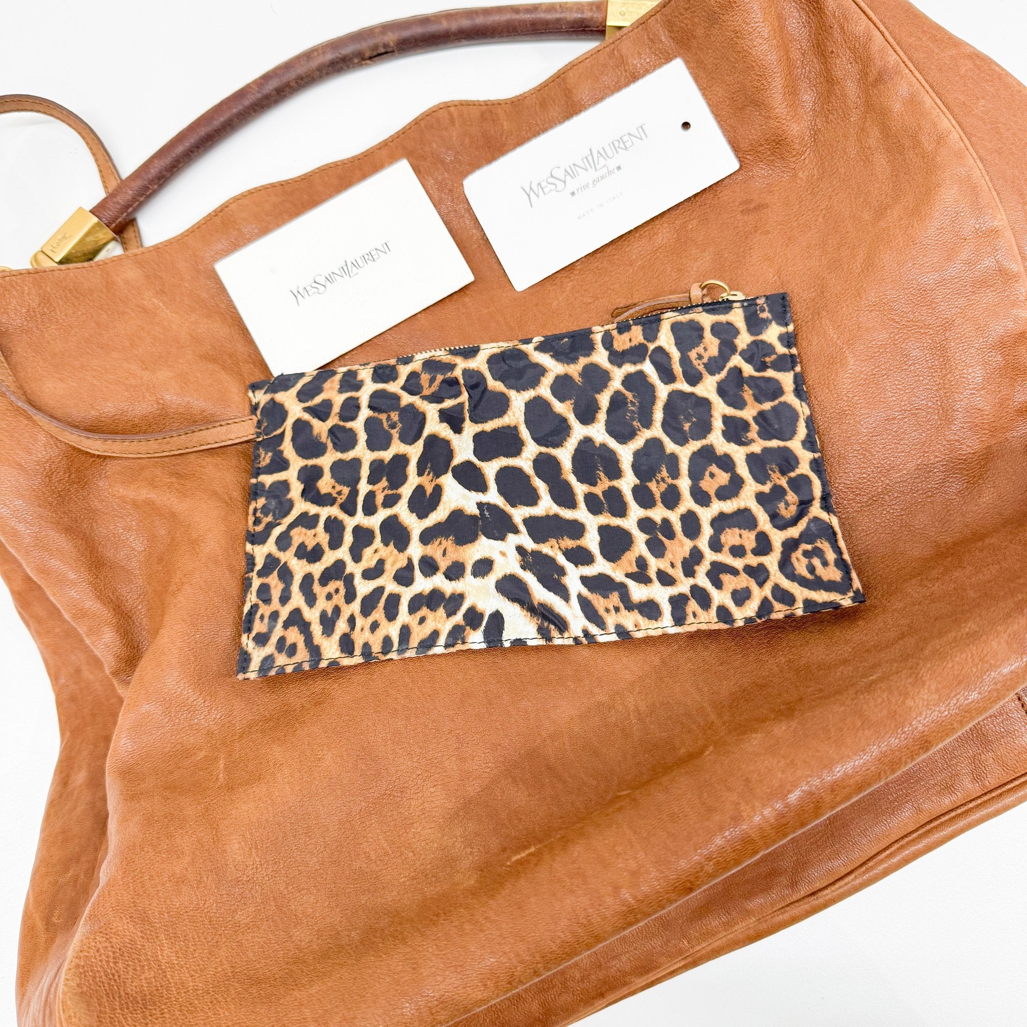 Roady Brown Leather Hobo Baf