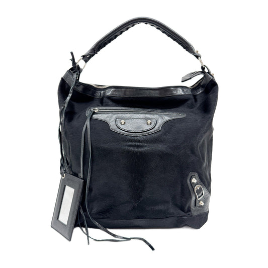 Day Black Pony Hair Shoulder Bag