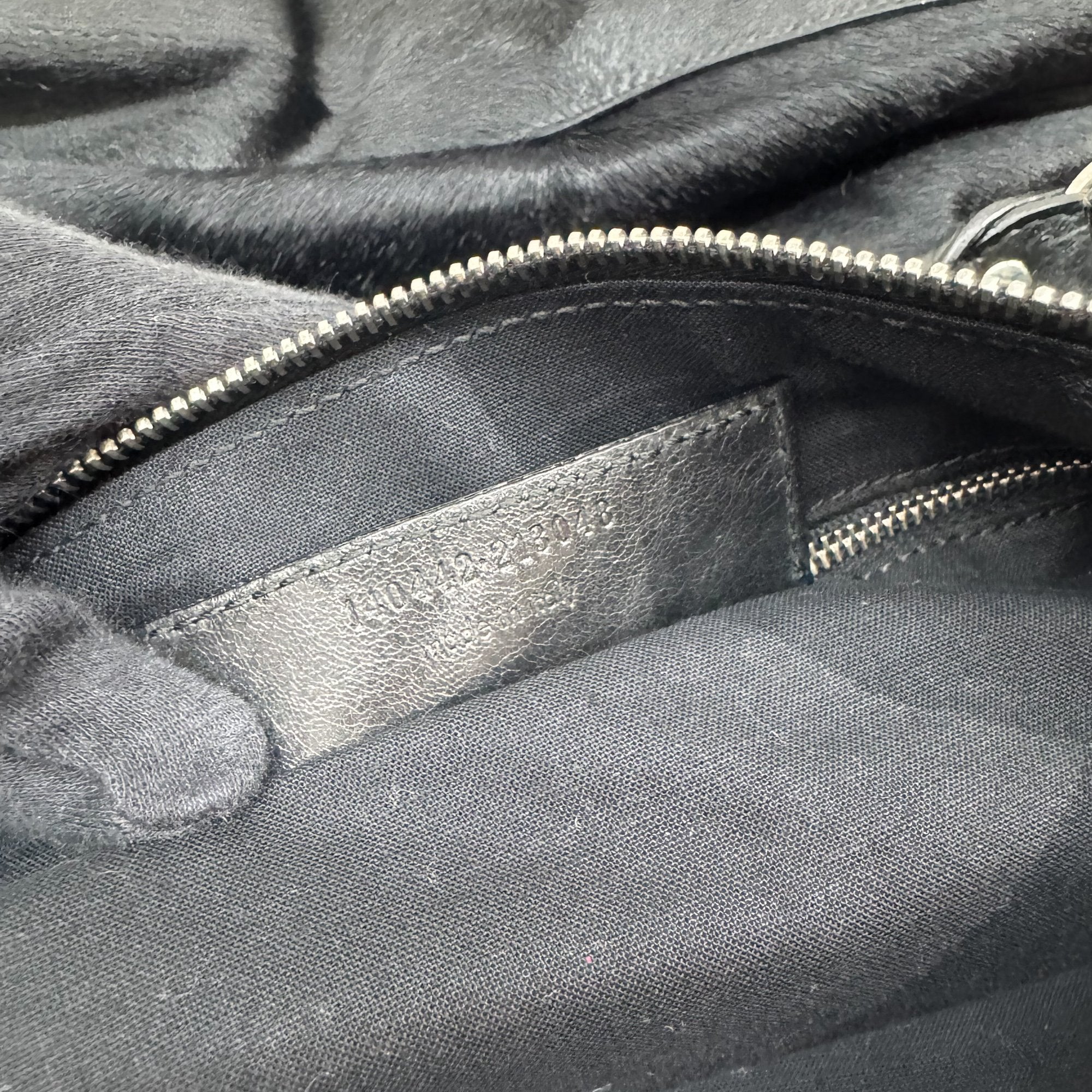 Day Black Pony Hair Shoulder Bag