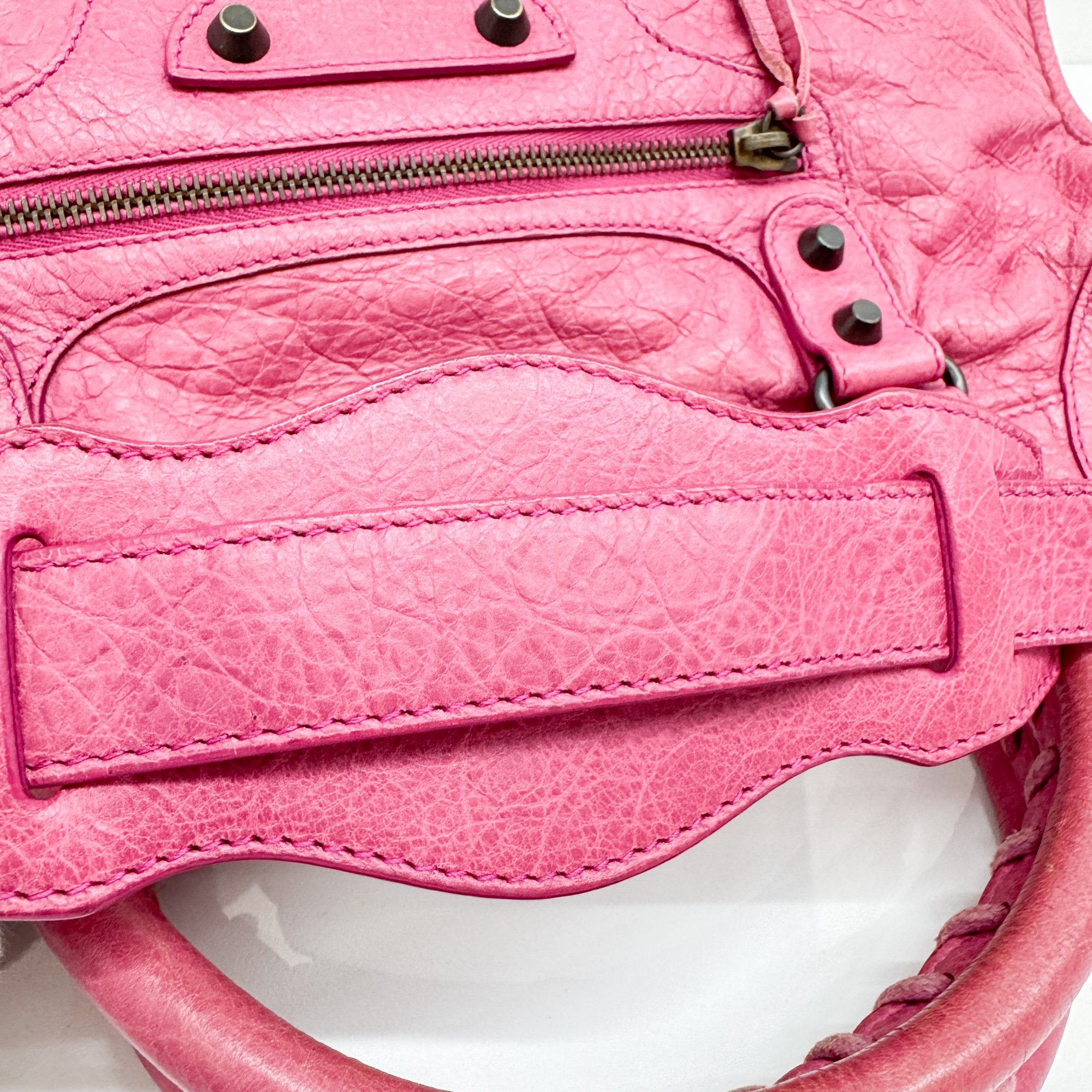 City Pink Leather Two-way Bag