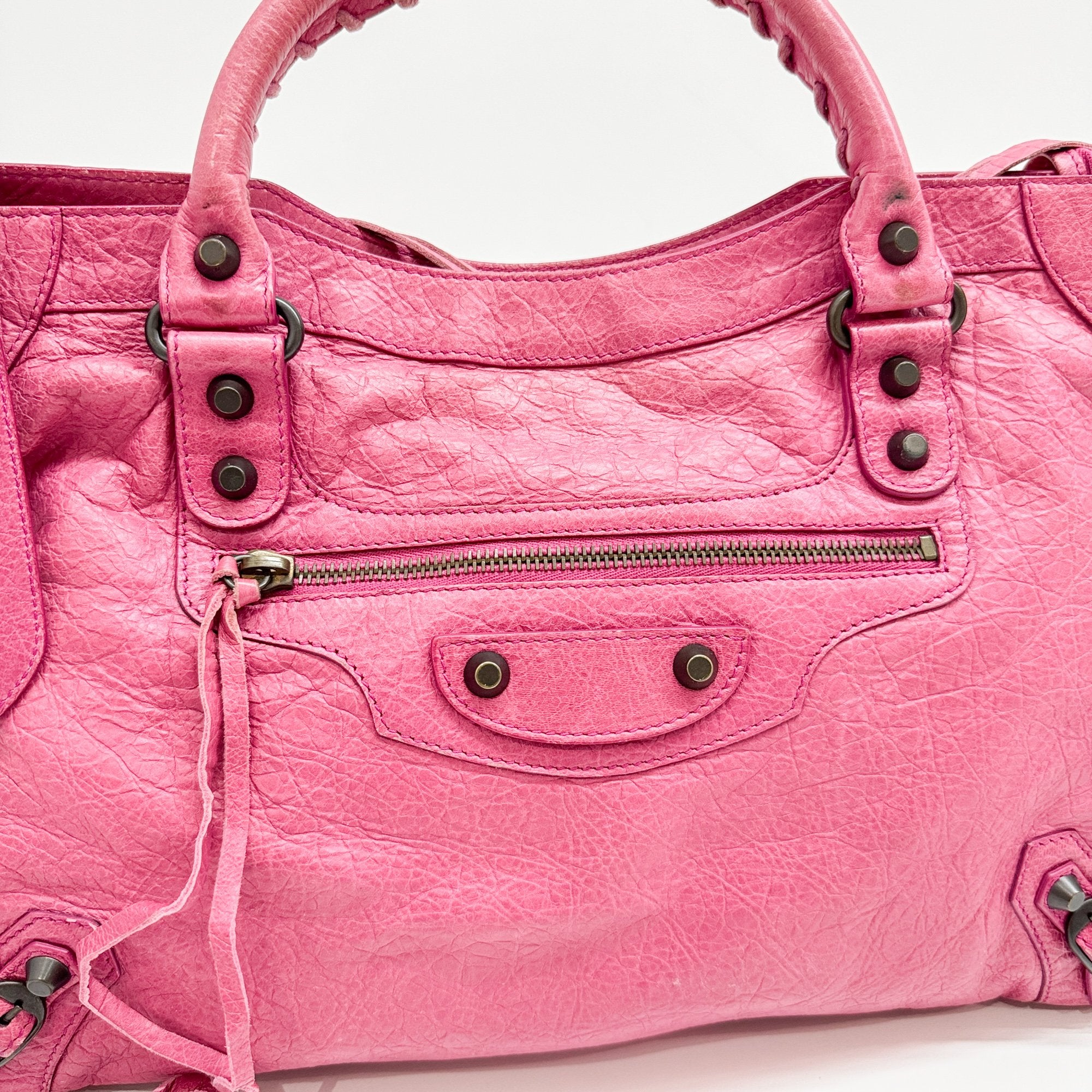 City Pink Leather Two-way Bag