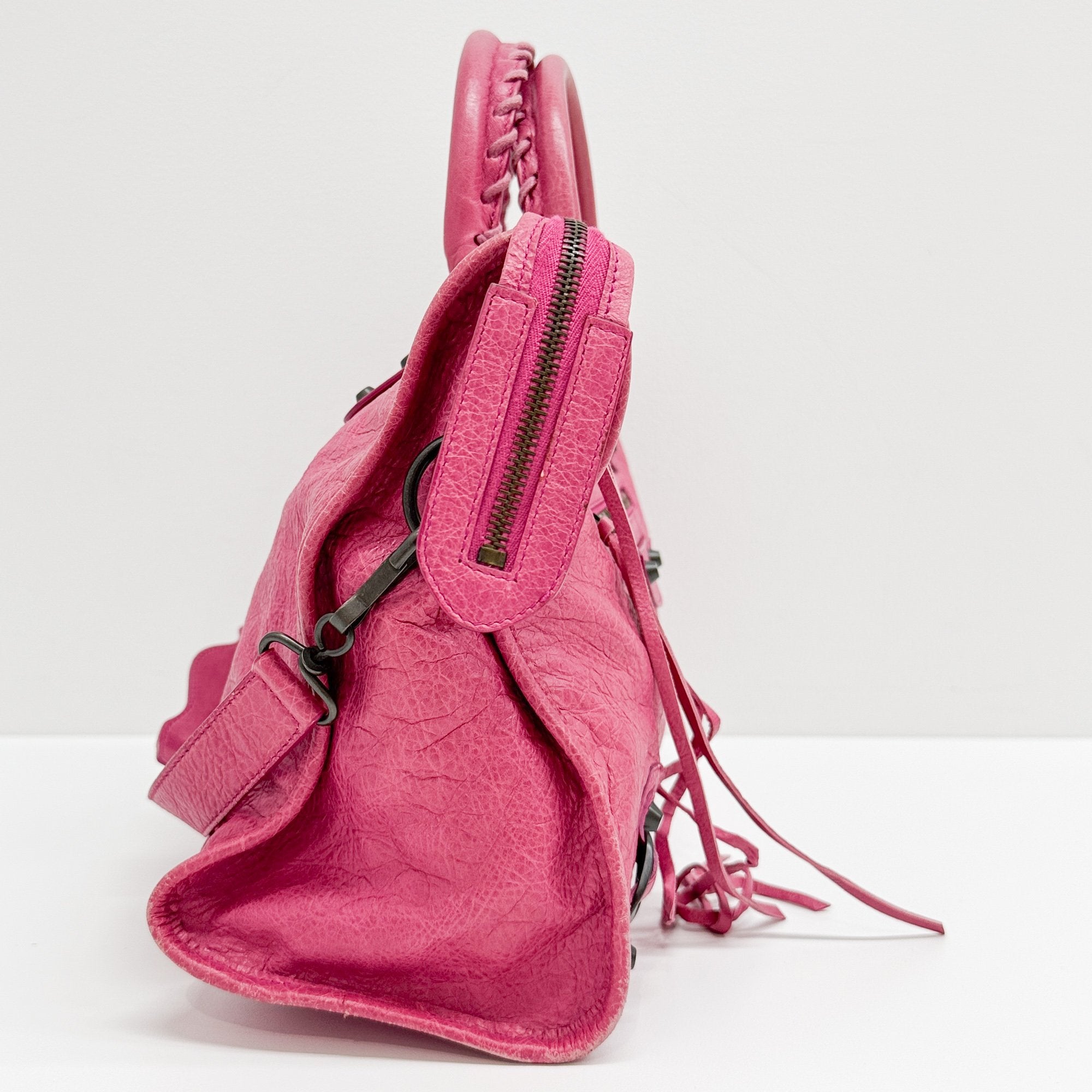 City Pink Leather Two-way Bag