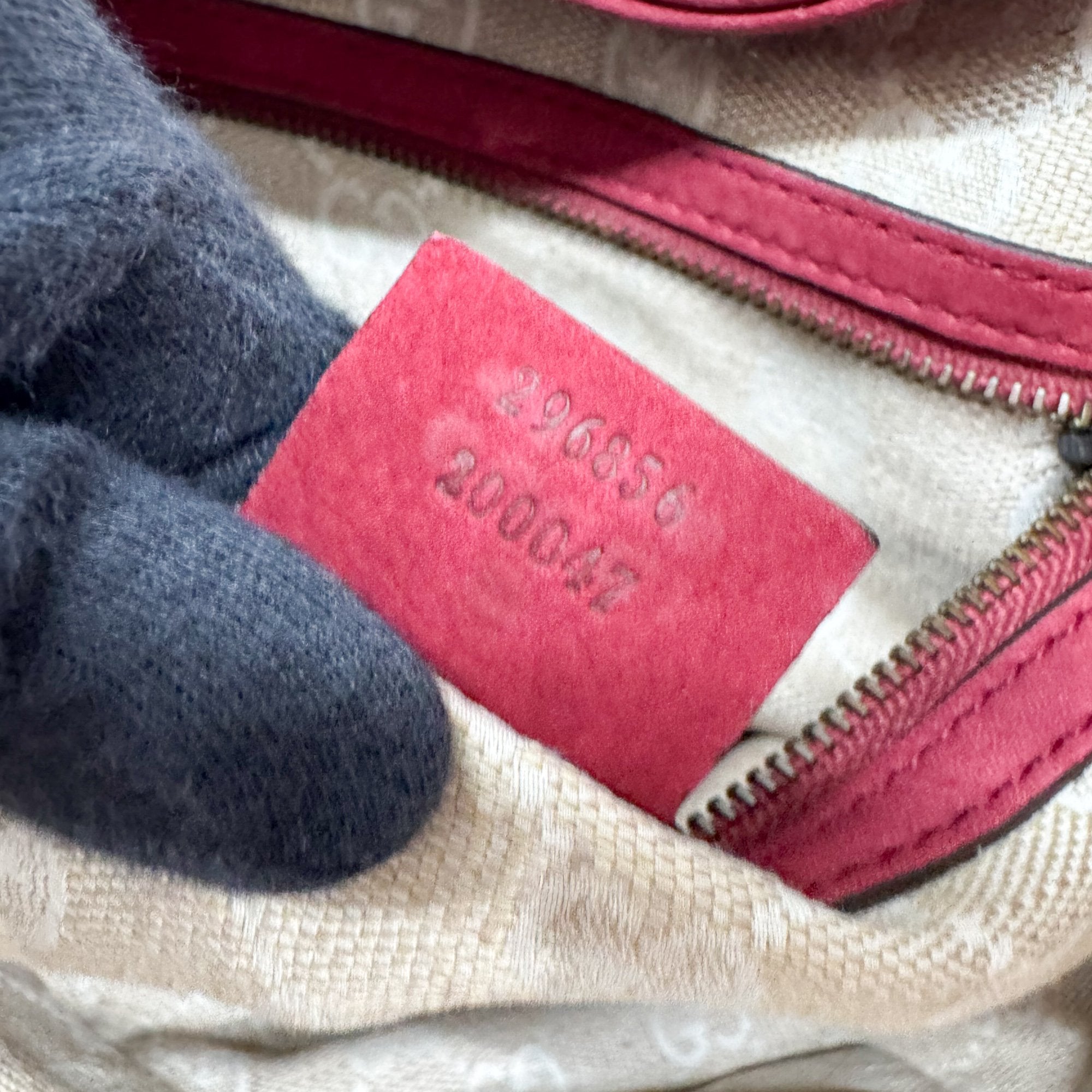 Stirrup Red Nubuck Leather Shoulder Bag