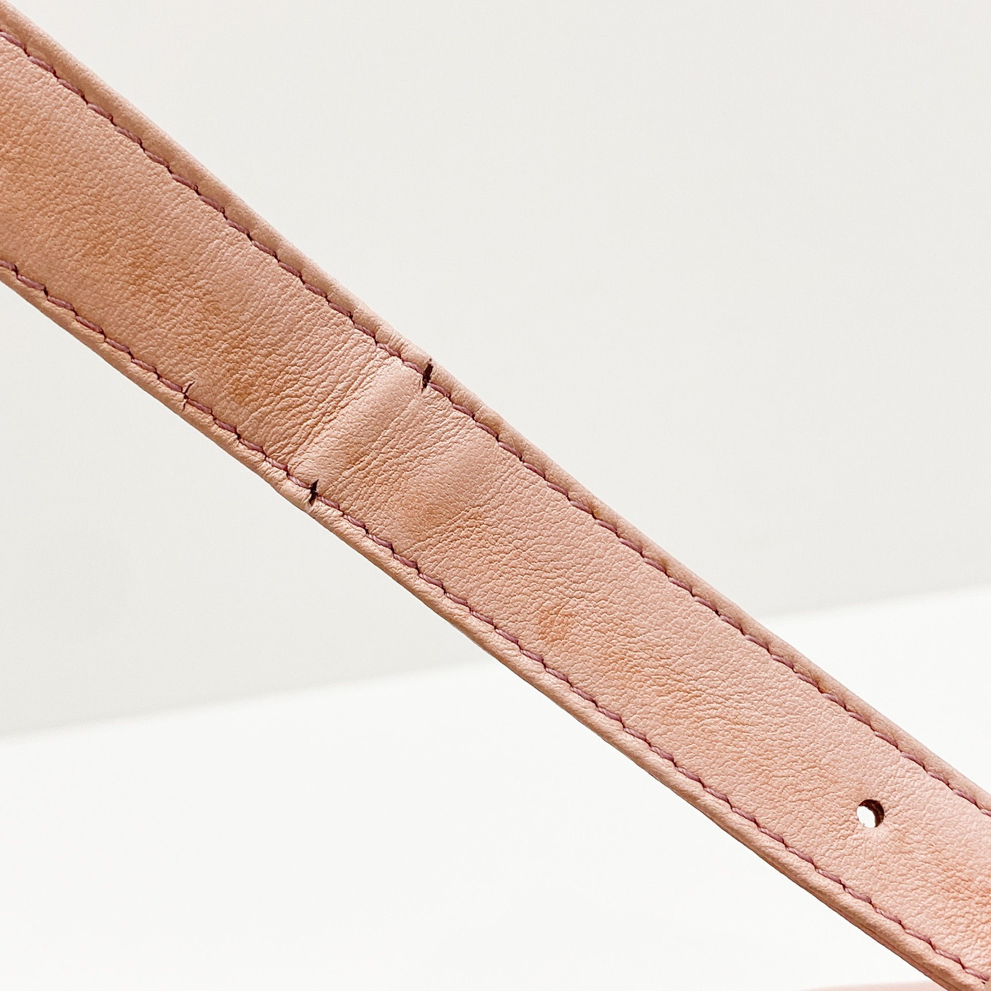 Mamma Baguette Pink Leather Shoulder Bag