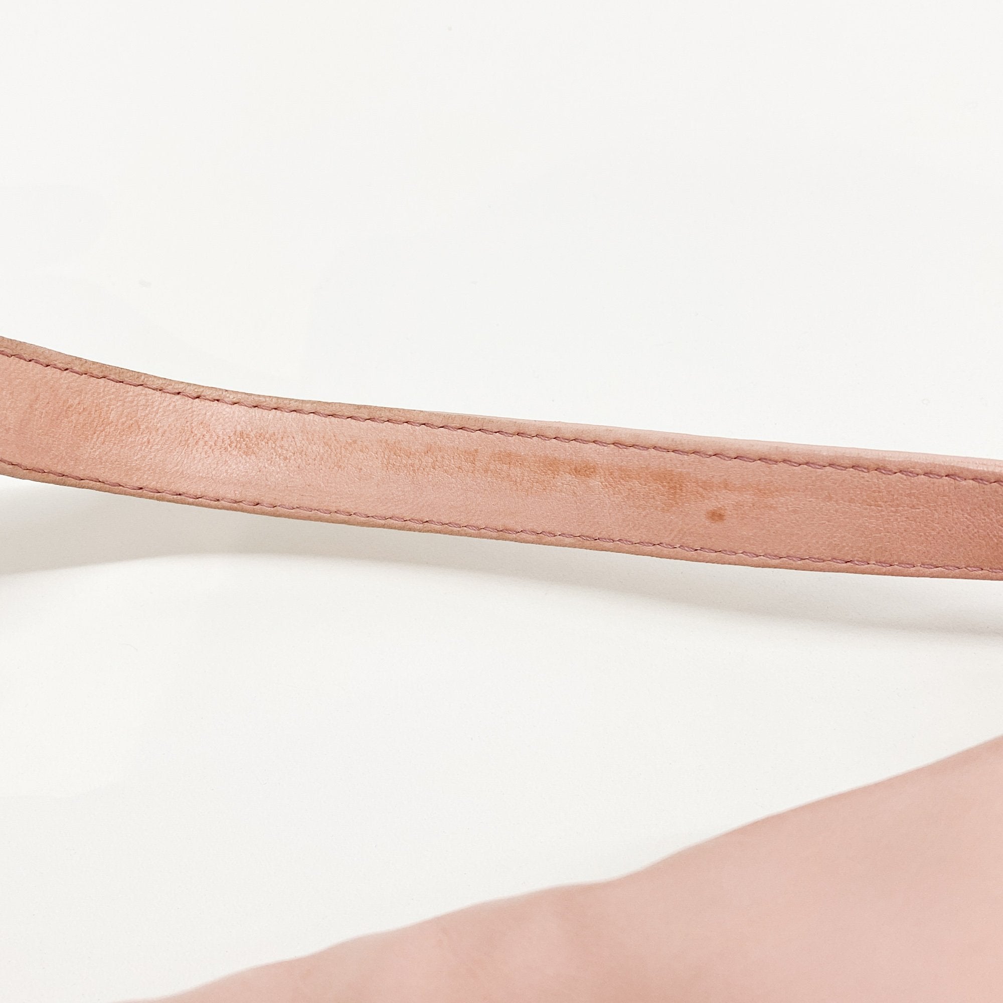 Mamma Baguette Pink Leather Shoulder Bag