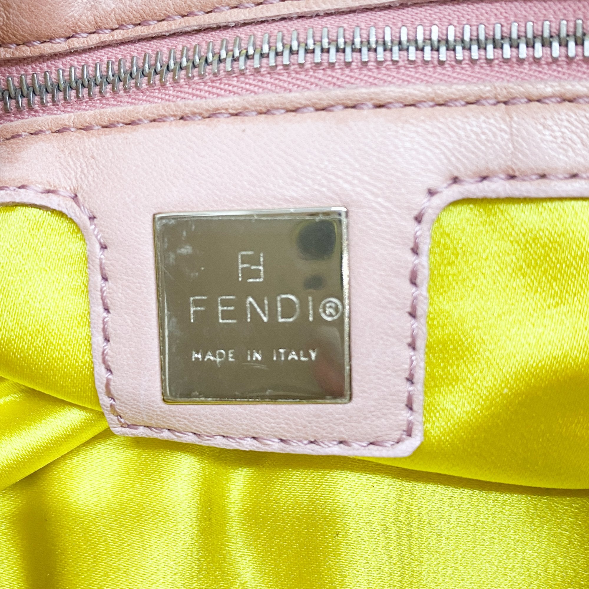 Mamma Baguette Pink Leather Shoulder Bag