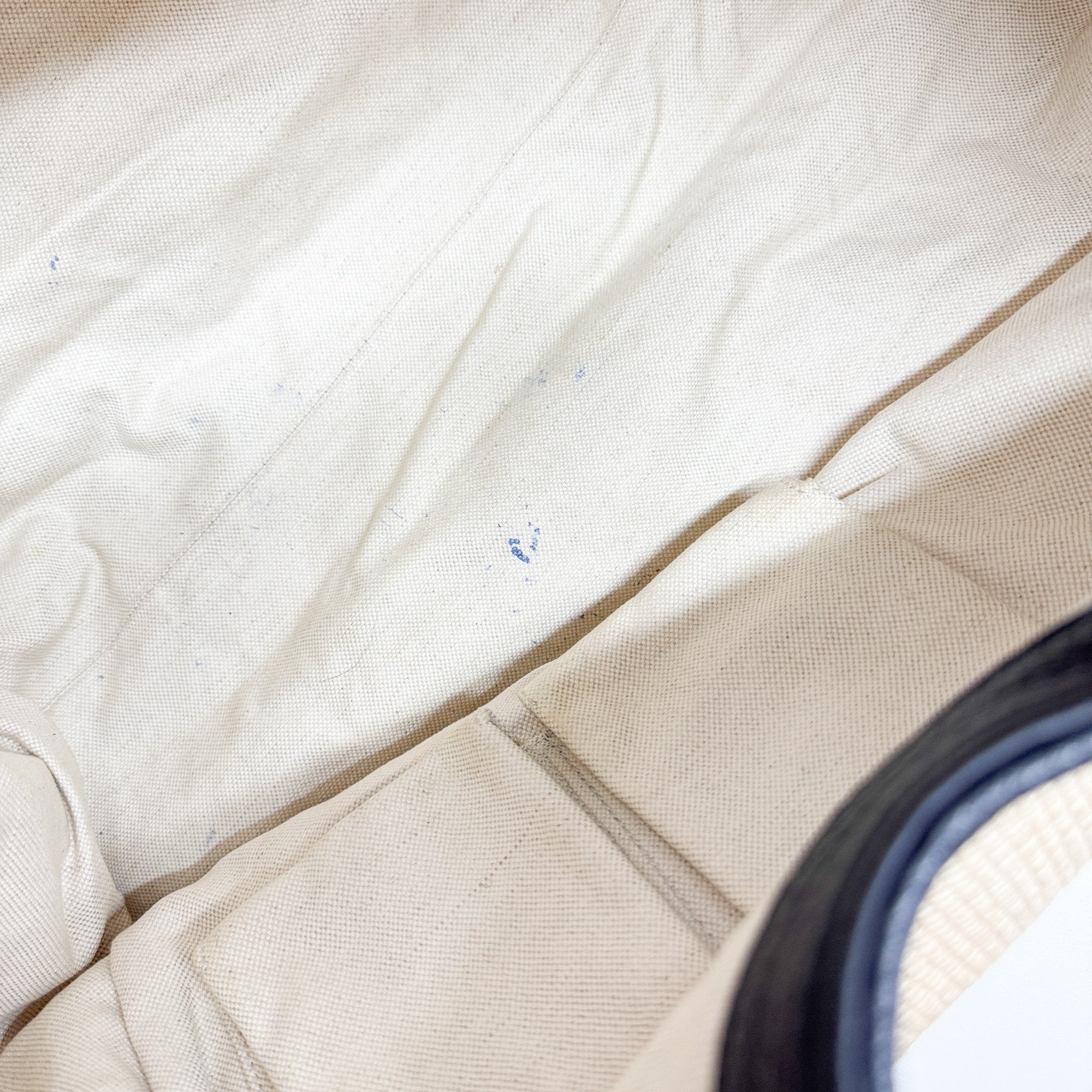 Stirrup Beige Raffia Shoulder Bag