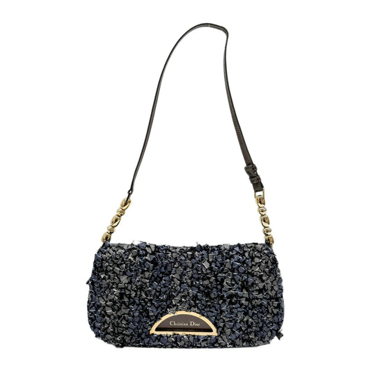 Malice Pearl Blue Denim Shoulder Bag