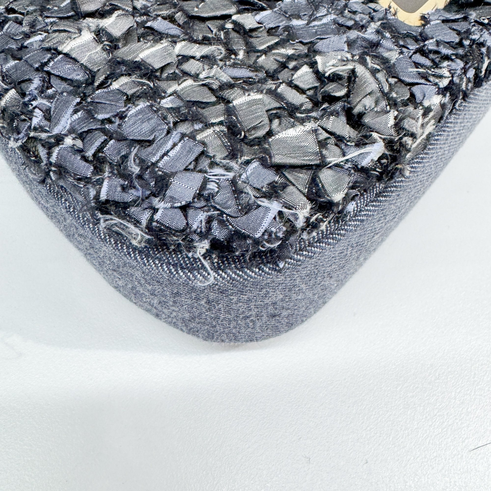 Malice Pearl Blue Denim Shoulder Bag