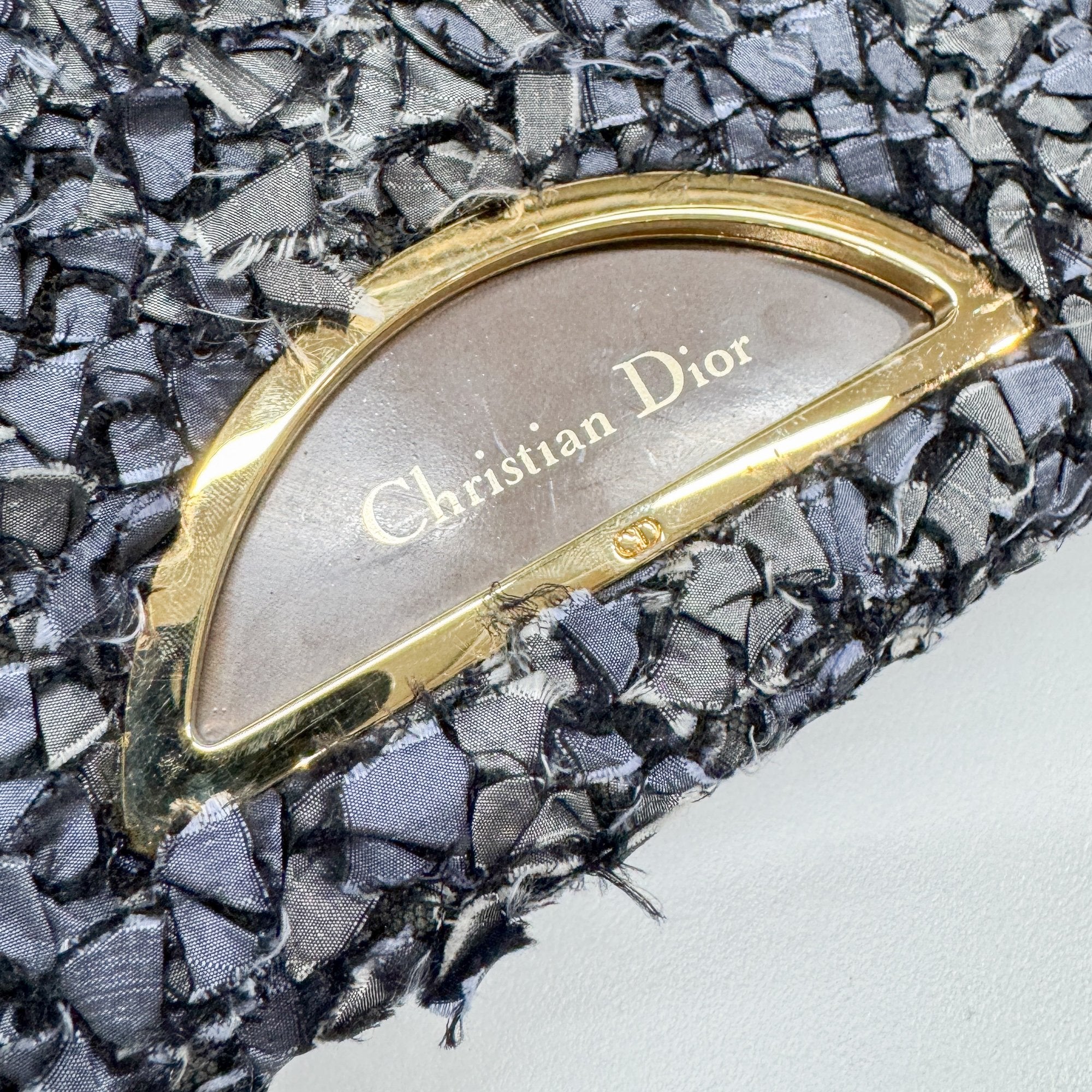 Malice Pearl Blue Denim Shoulder Bag